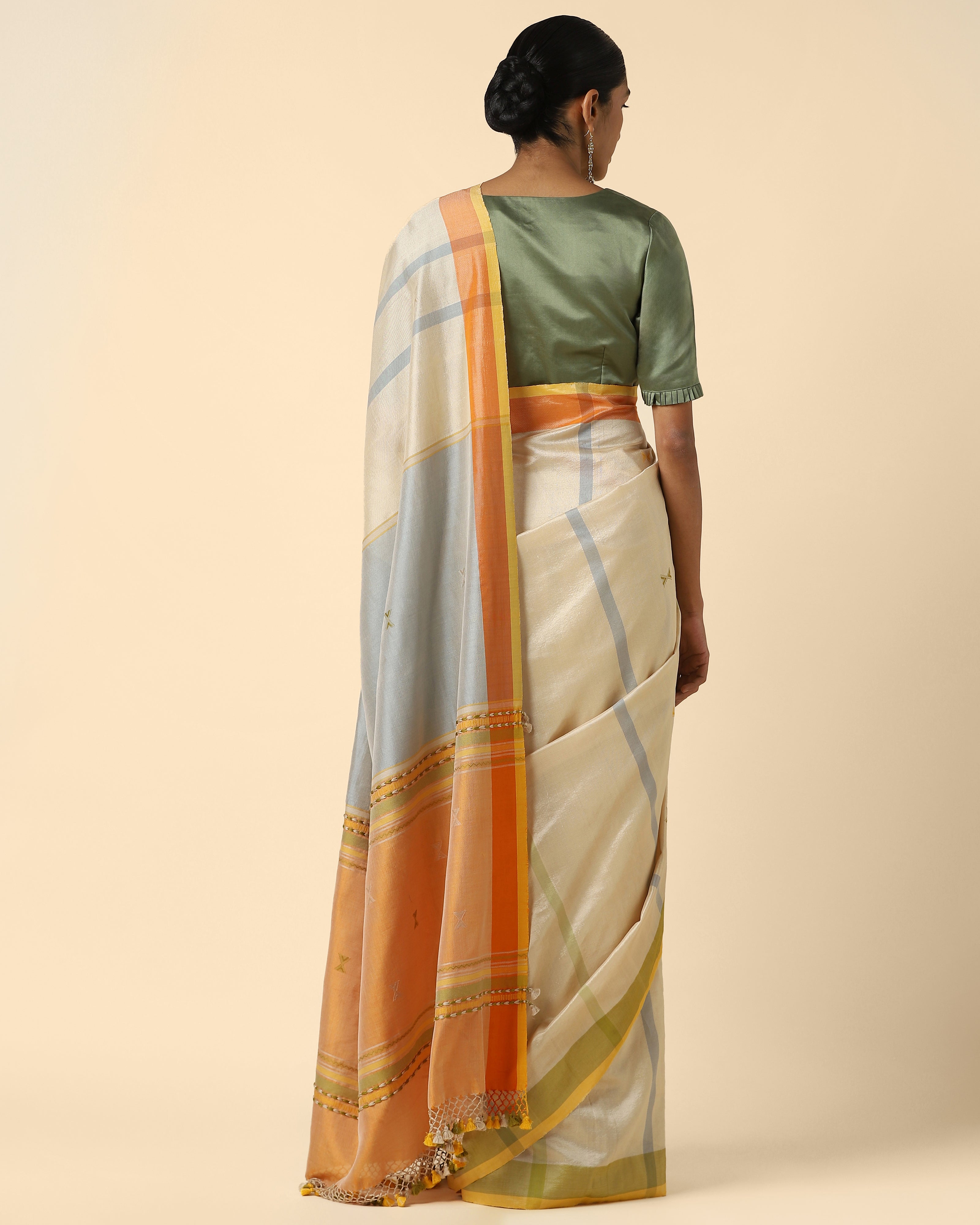 Samiha Bhujodi Extra Weft Cotton Silk Saree