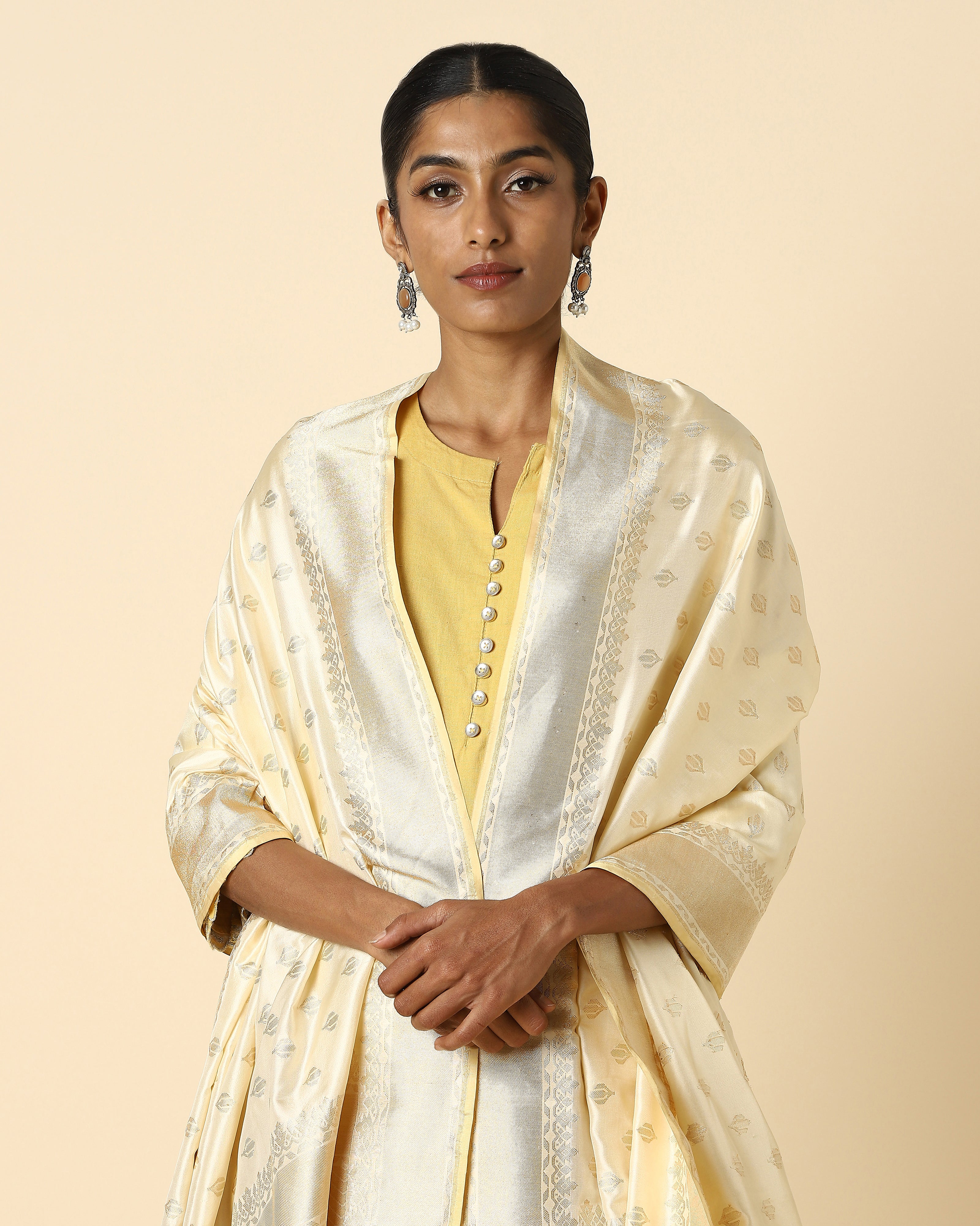 Sudevi Banarasi Kadwa Silk Dupatta