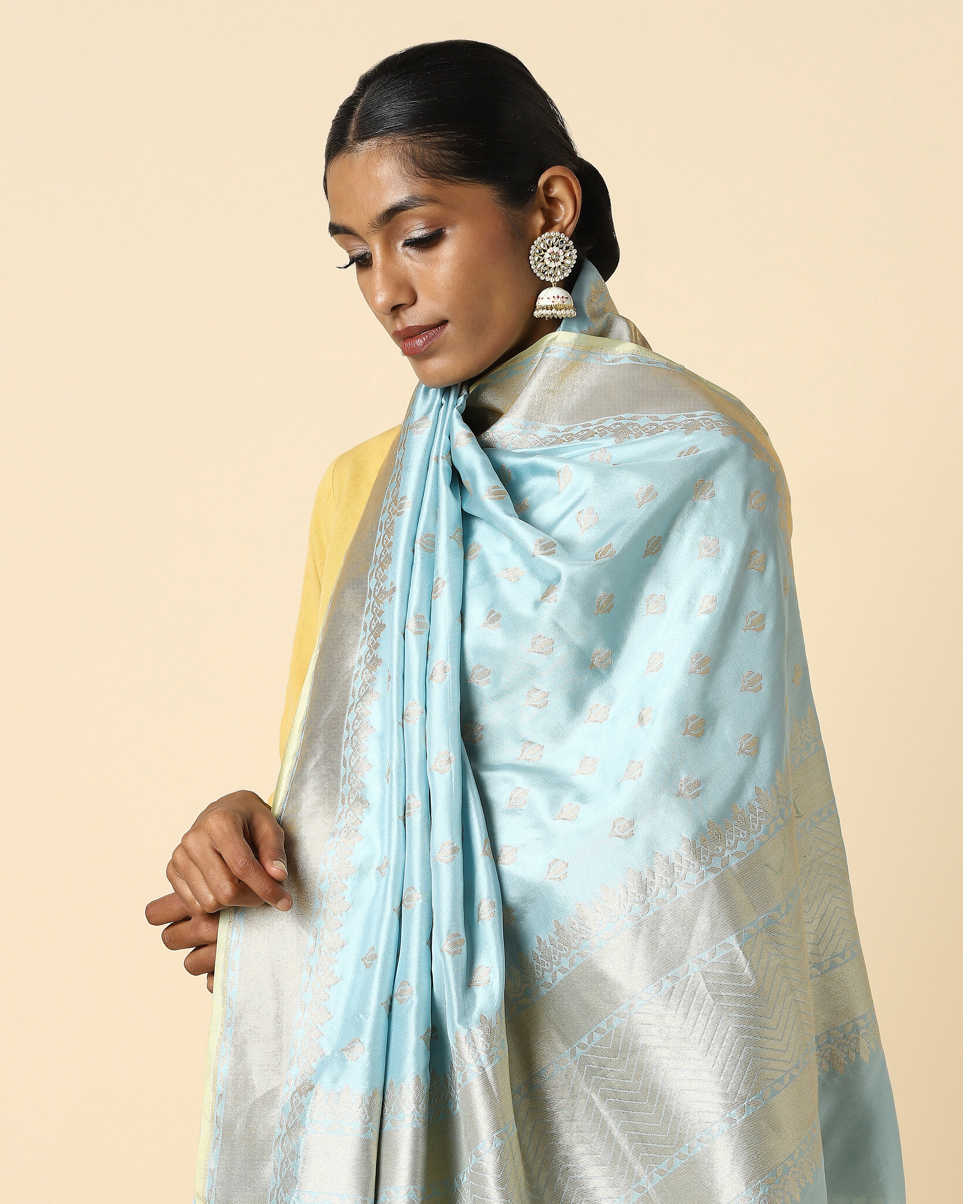 Sudevi Banarasi Kadwa Silk Dupatta