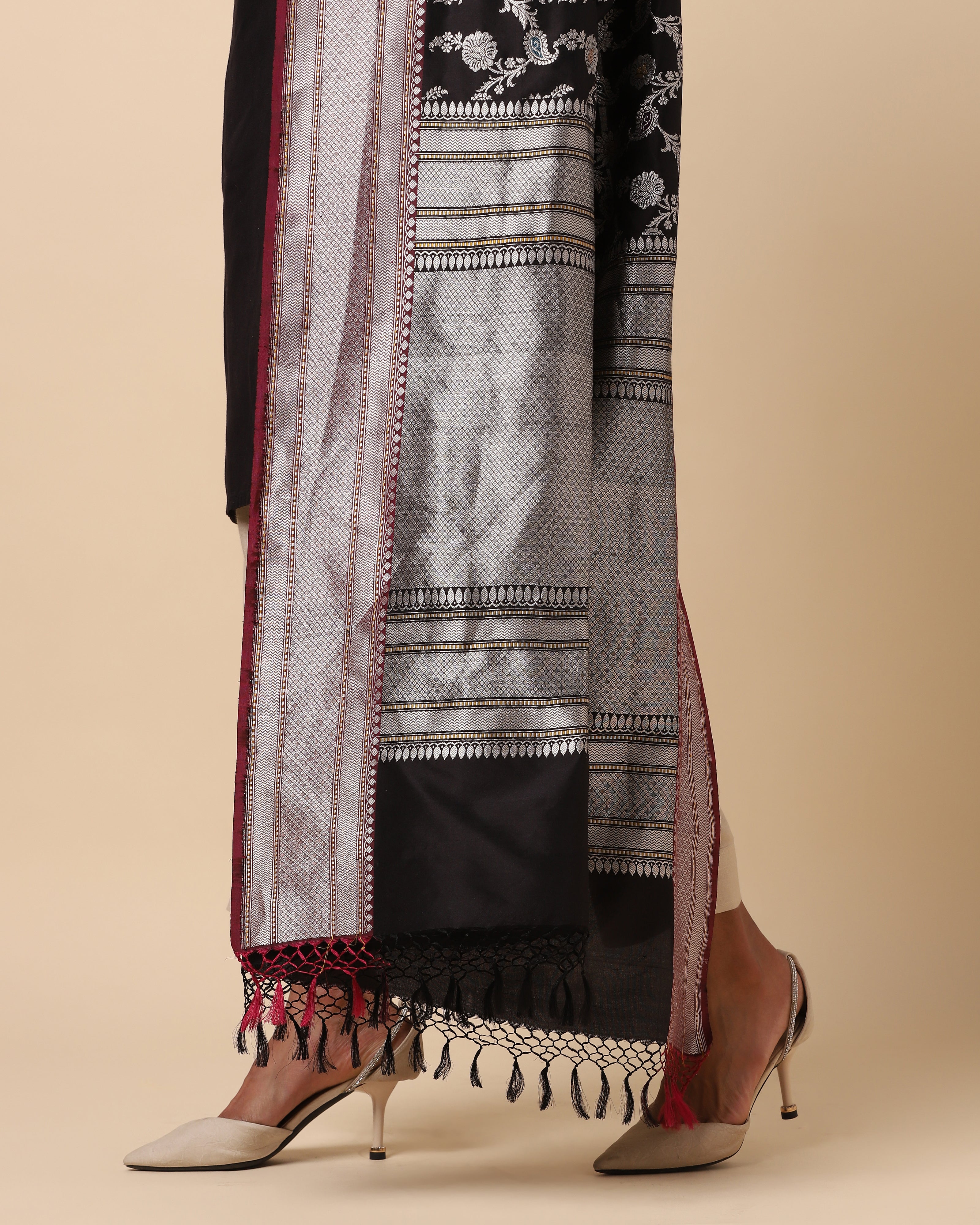 Rasiya Banarasi Kadwa Silk Dupatta