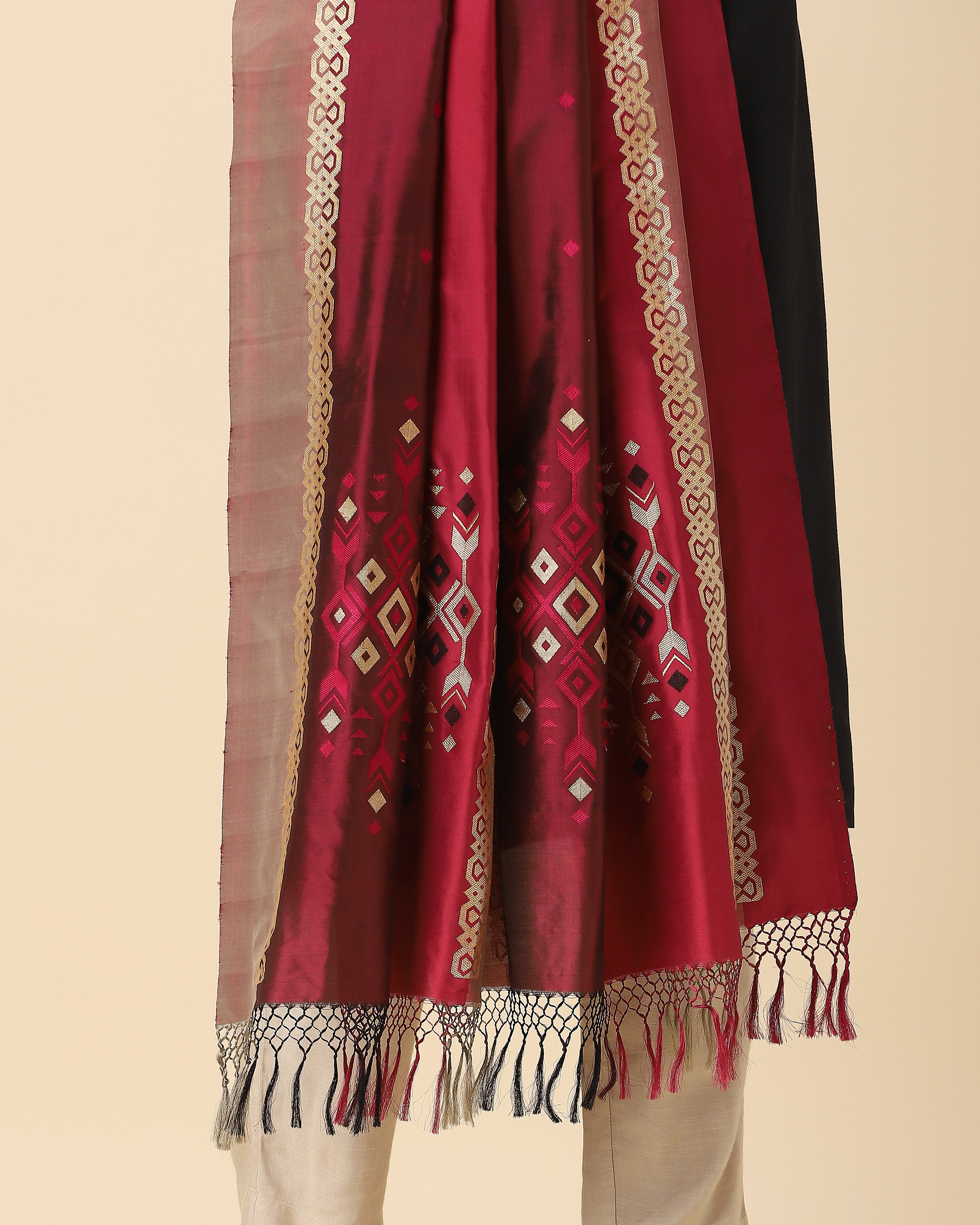 Vansha Banarasi Kadwa Silk Dupatta