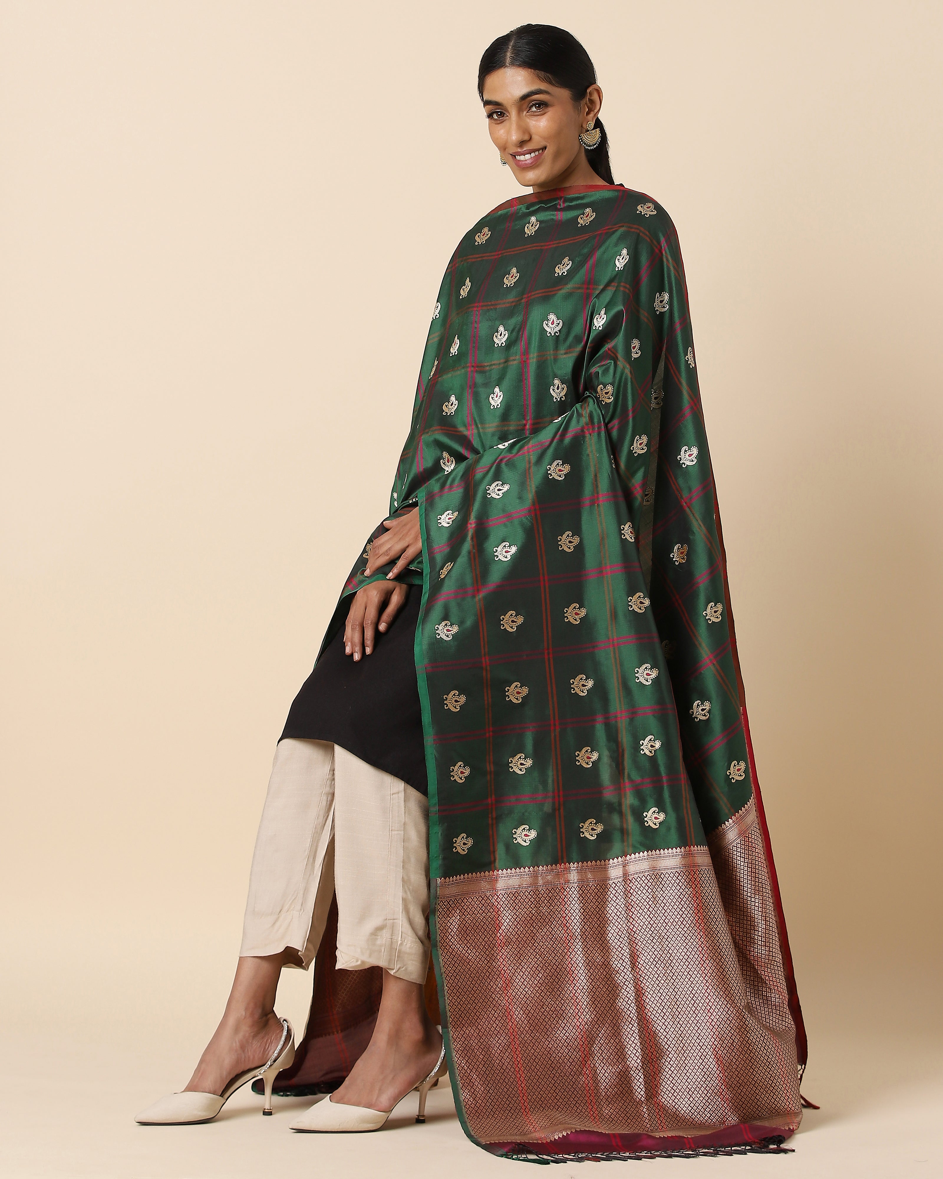Megan Banarasi Kadwa Silk Dupatta