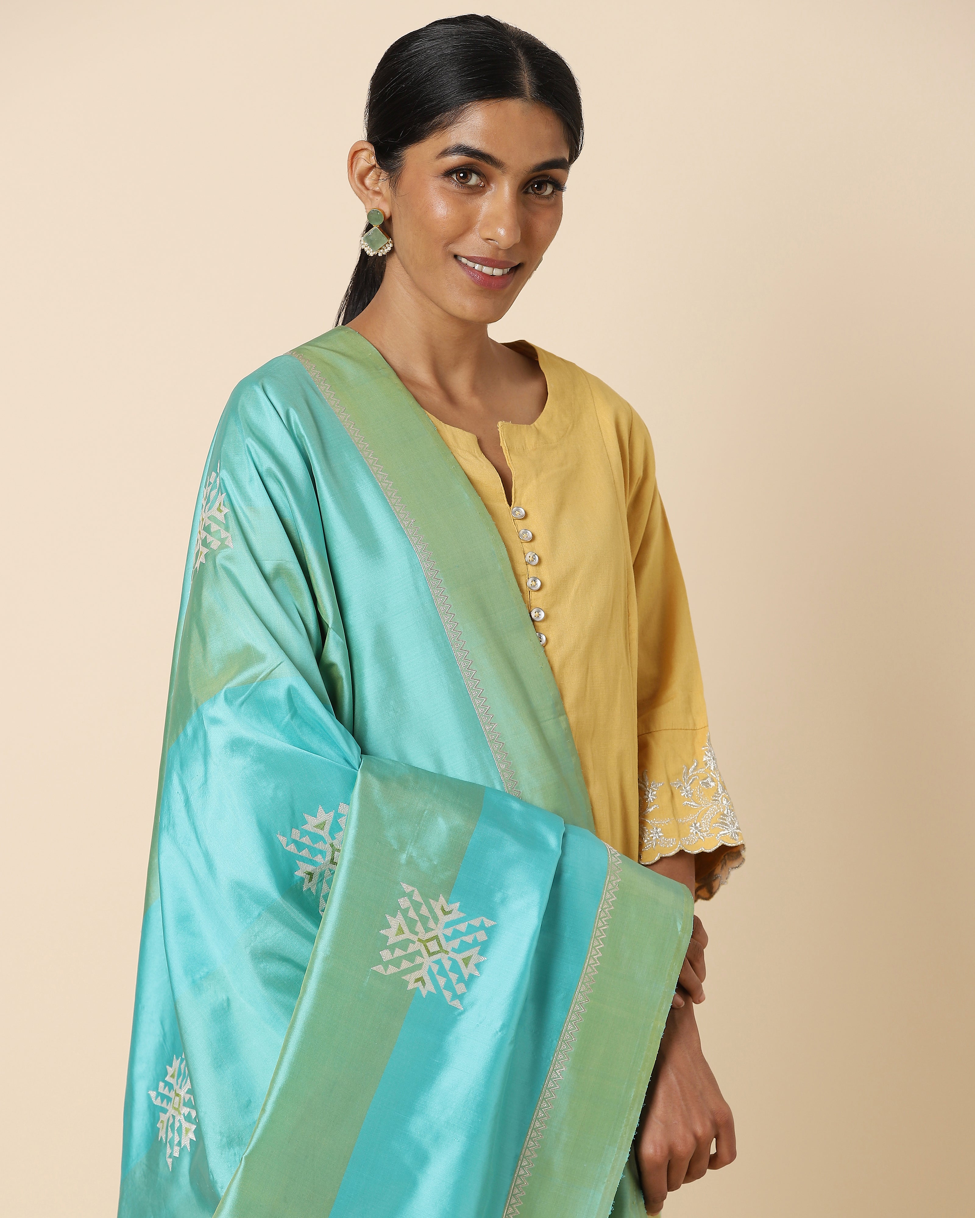 Sarni Banarasi Kadwa Silk Dupatta