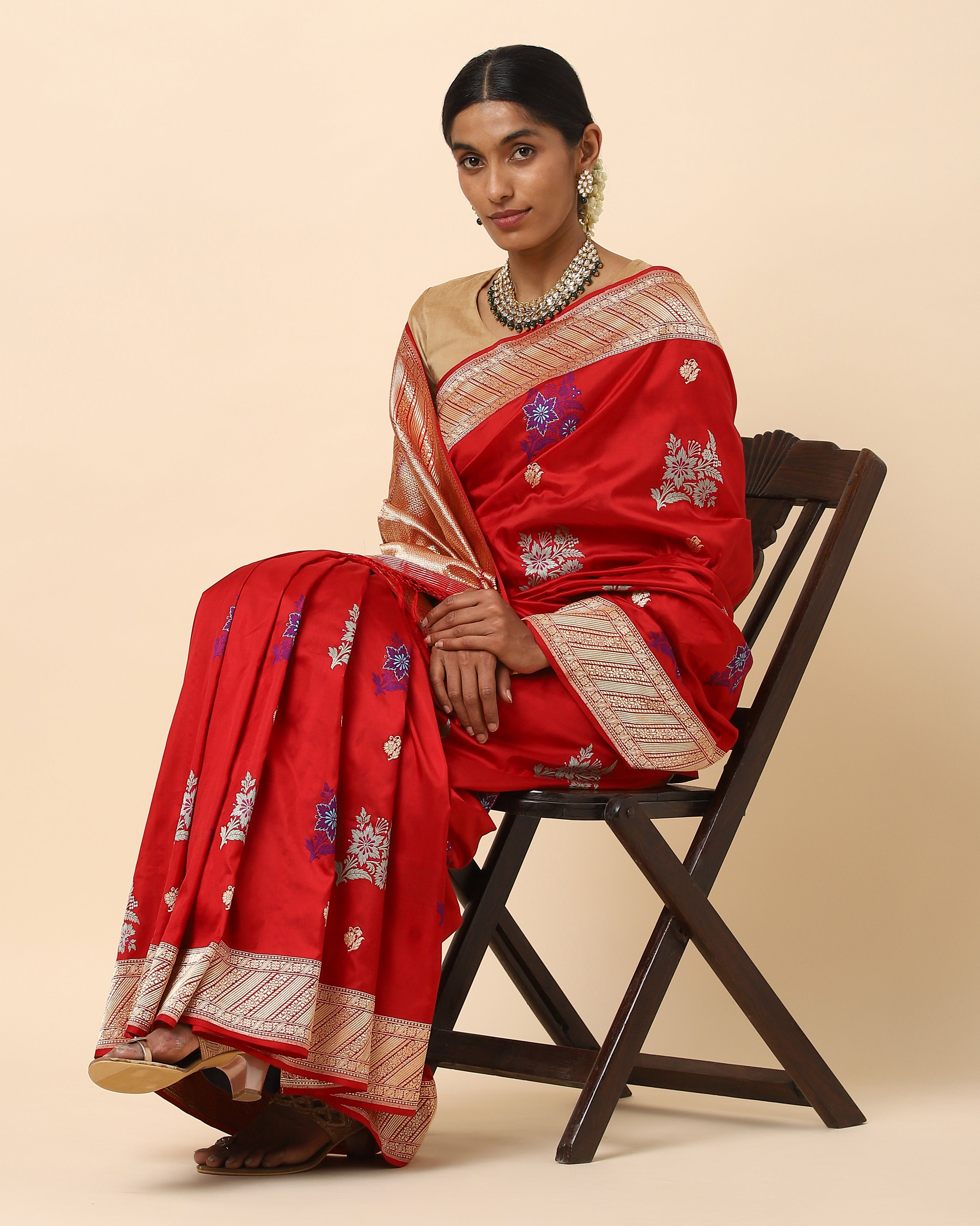 Kanupriya Banarasi Kadwa Silk Saree