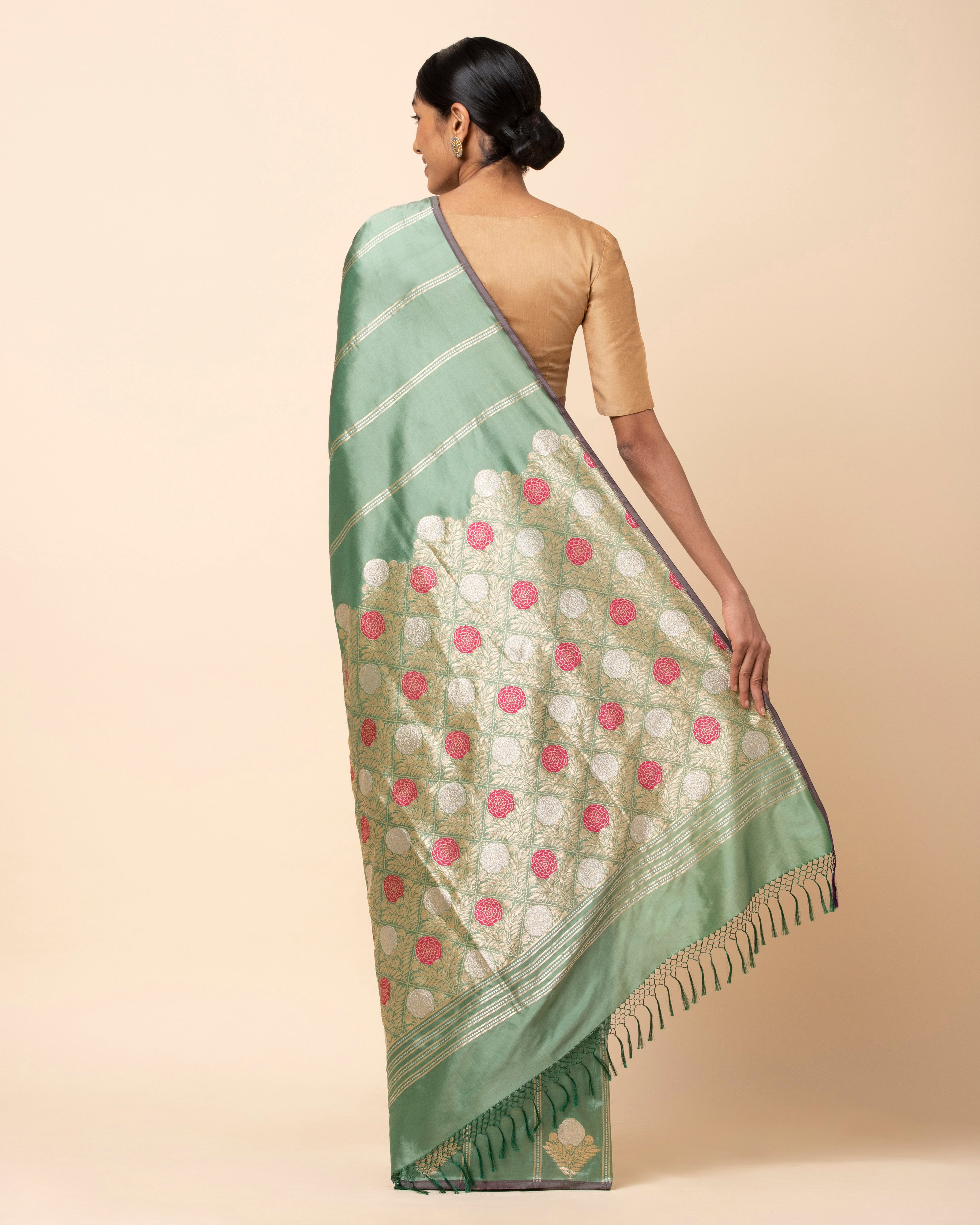Ishvari Banarasi Kadwa Silk Saree