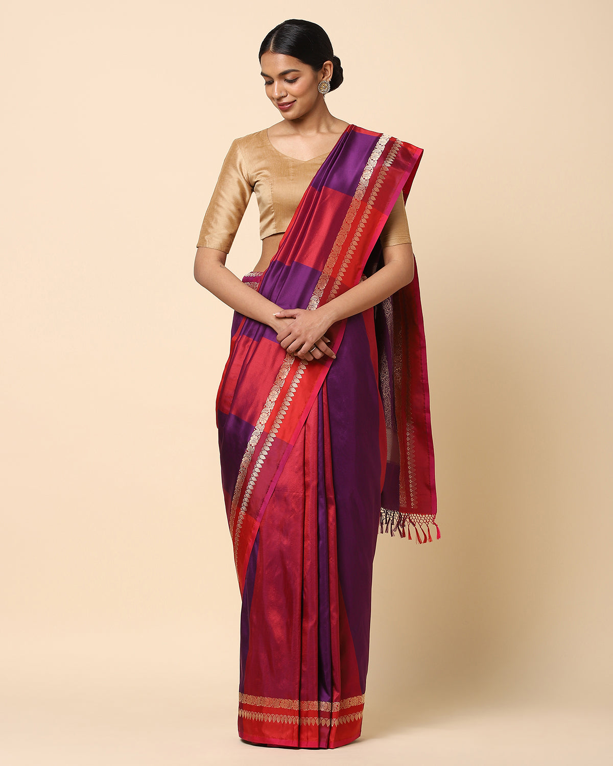 Zinat Banarasi Kadwa Silk Saree