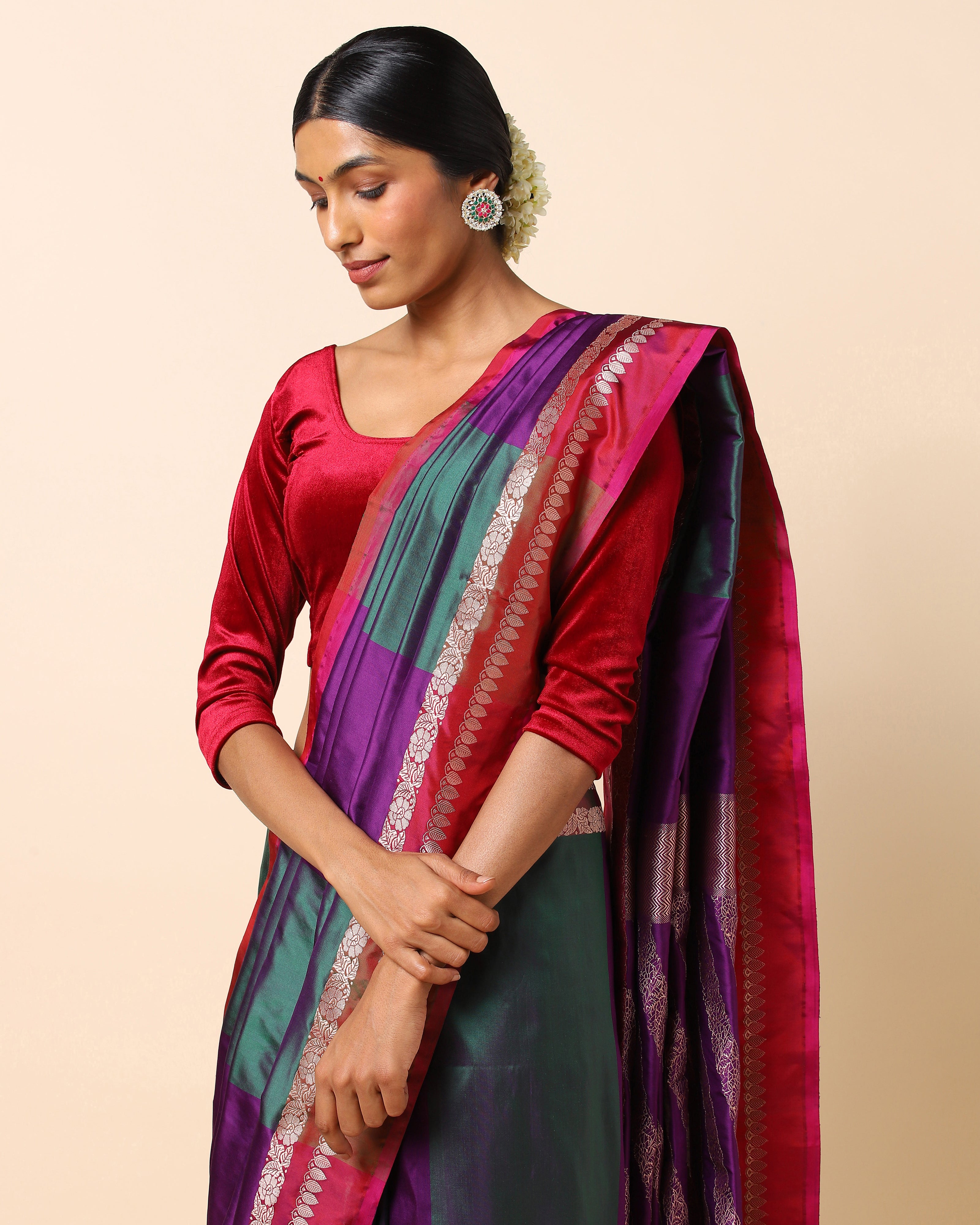 Zinat Banarasi Kadwa Silk Saree