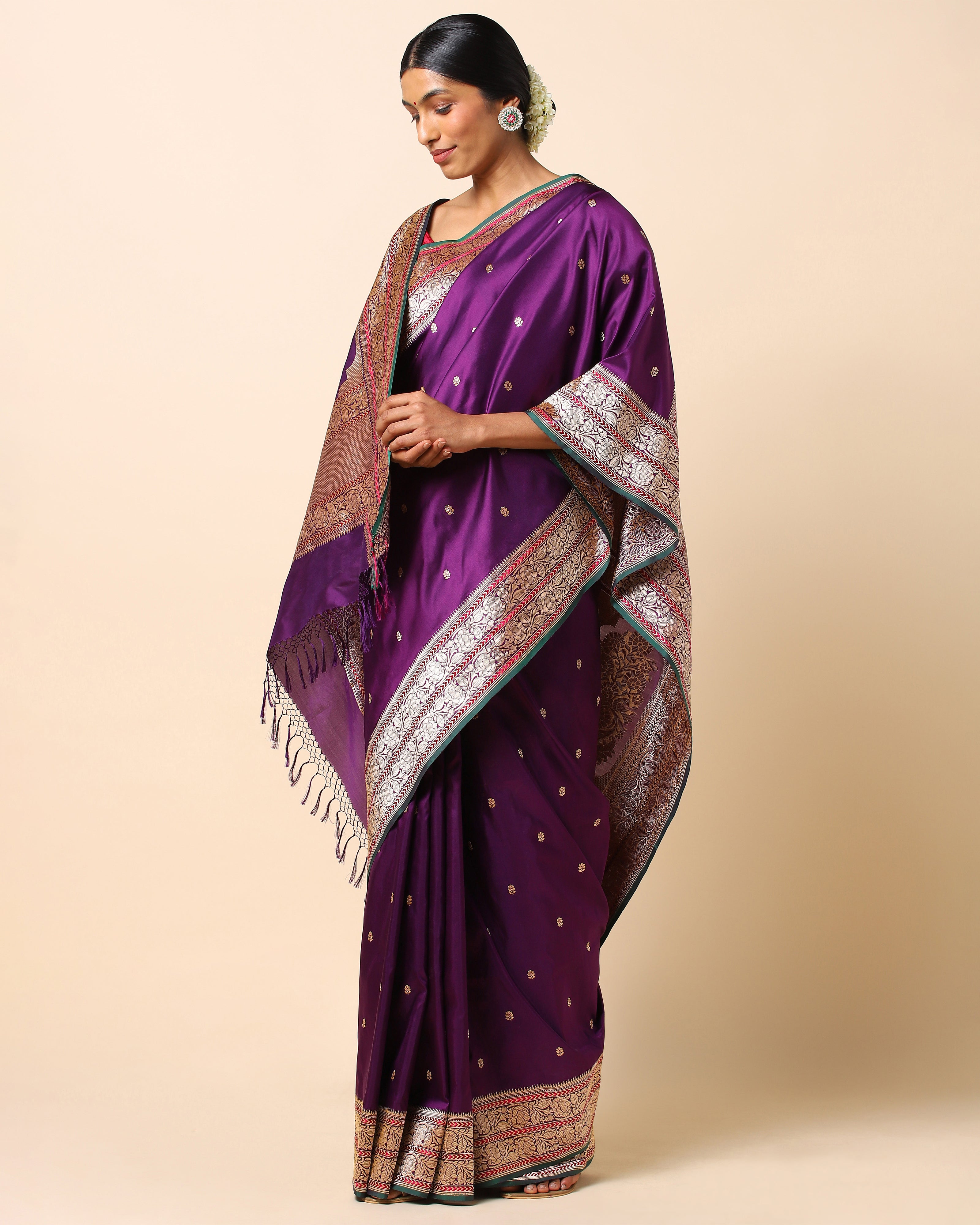 Bagh Banarasi Kadwa Silk Saree