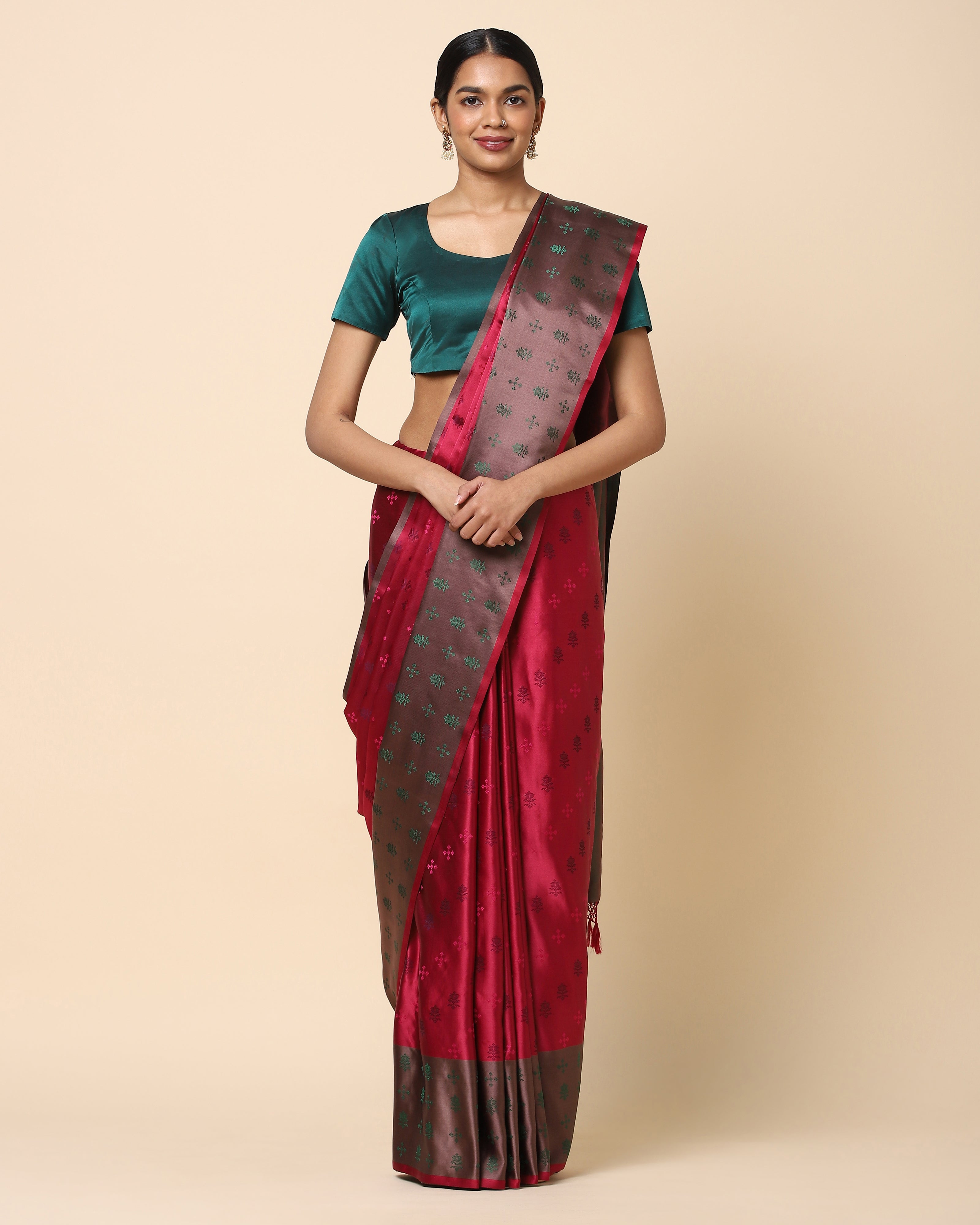 Jamila Banarasi Tanchoi Silk Saree
