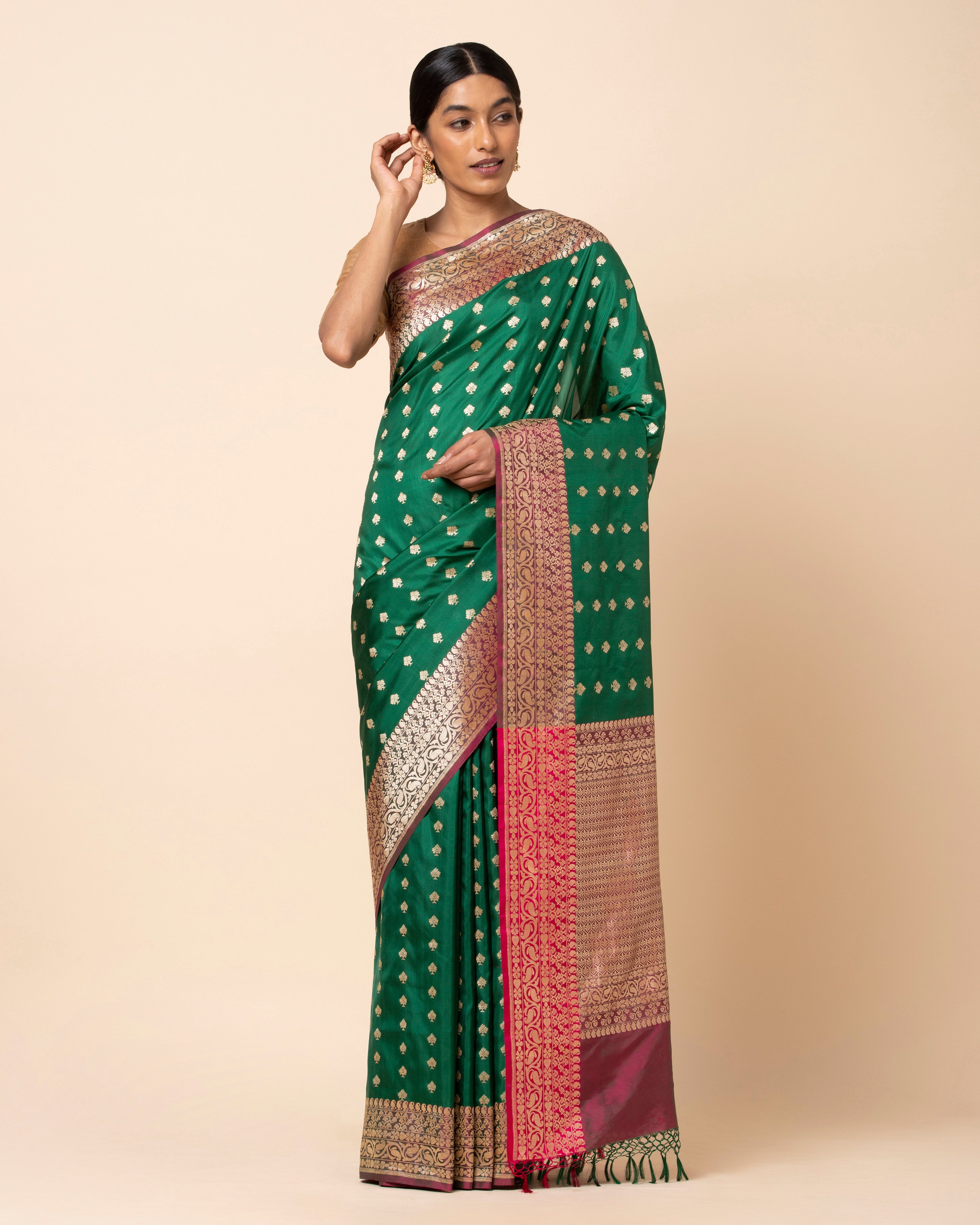 Maharani Banarasi Kadwa Silk Saree