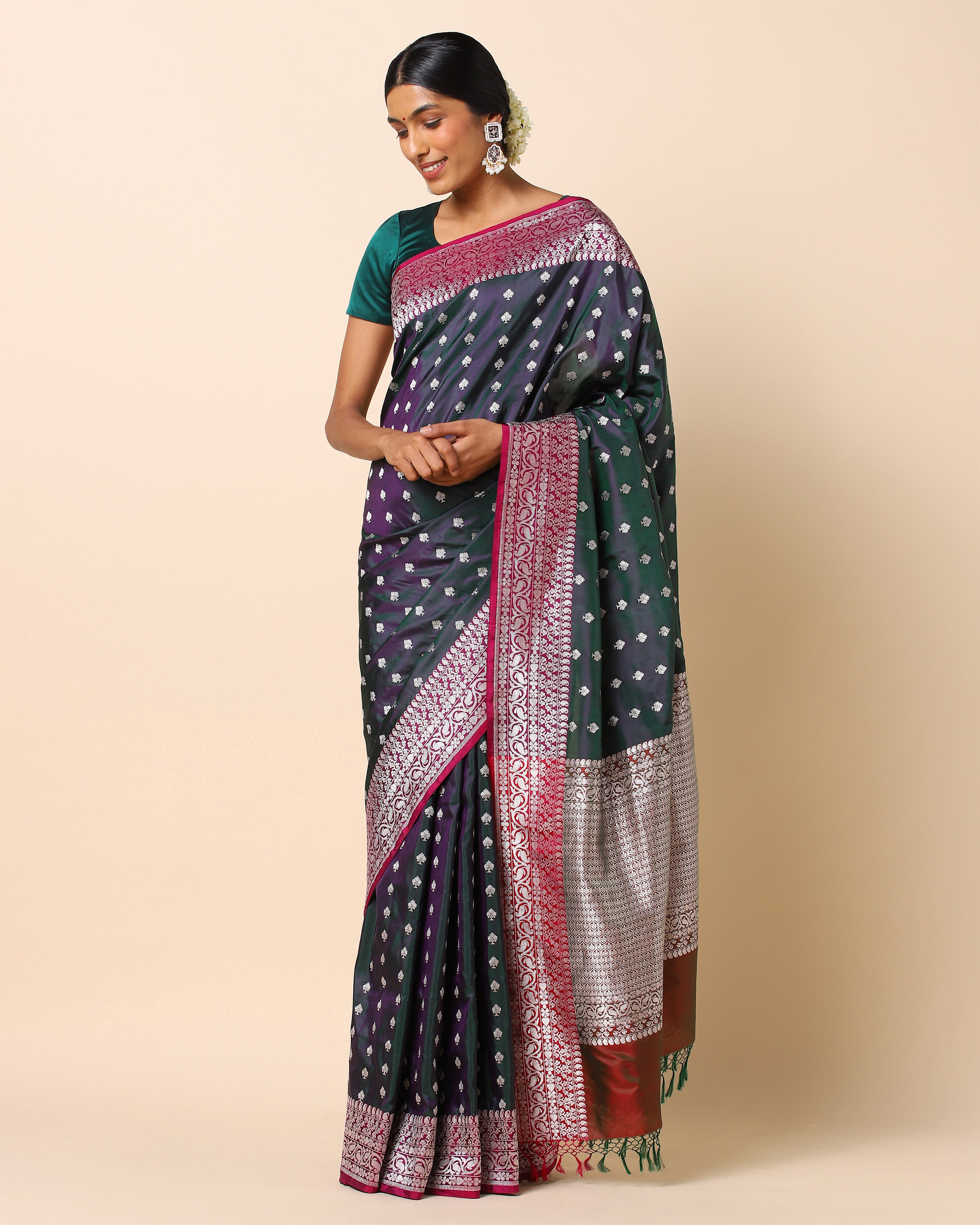 Maharani Banarasi Kadwa Silk Saree