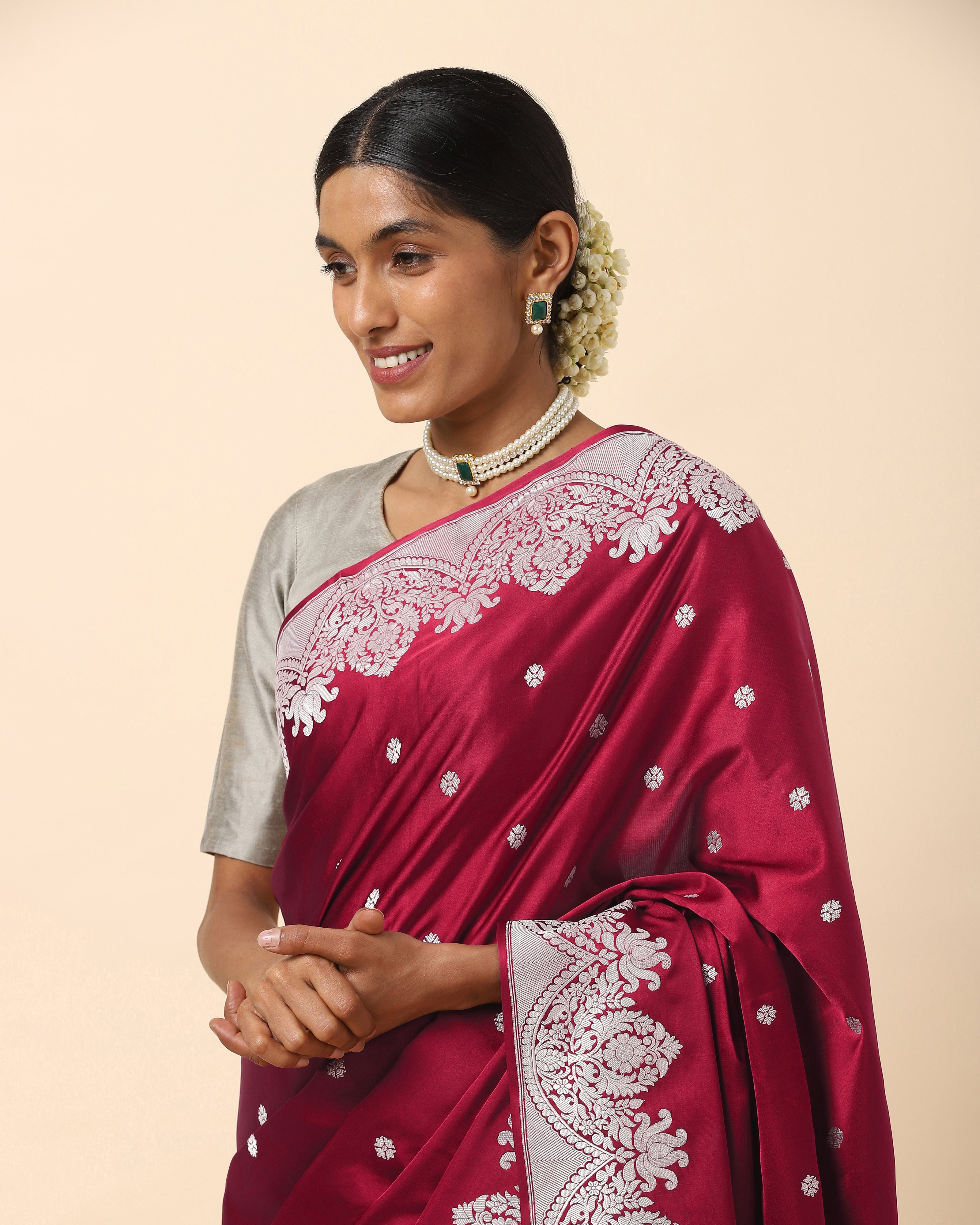 Bansari Banarasi Mashru Silk Saree