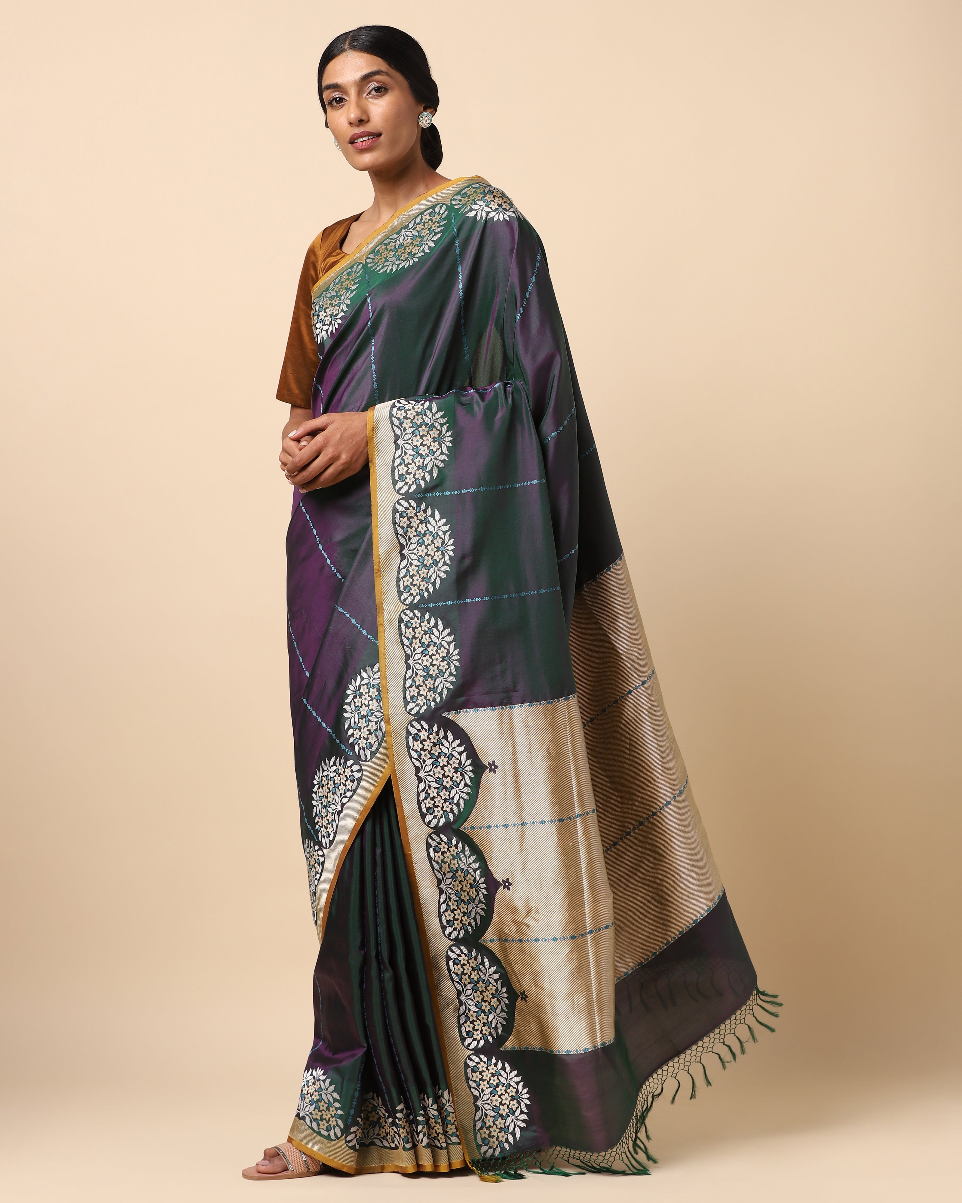 Kanek Banarasi Kadwa Silk Saree
