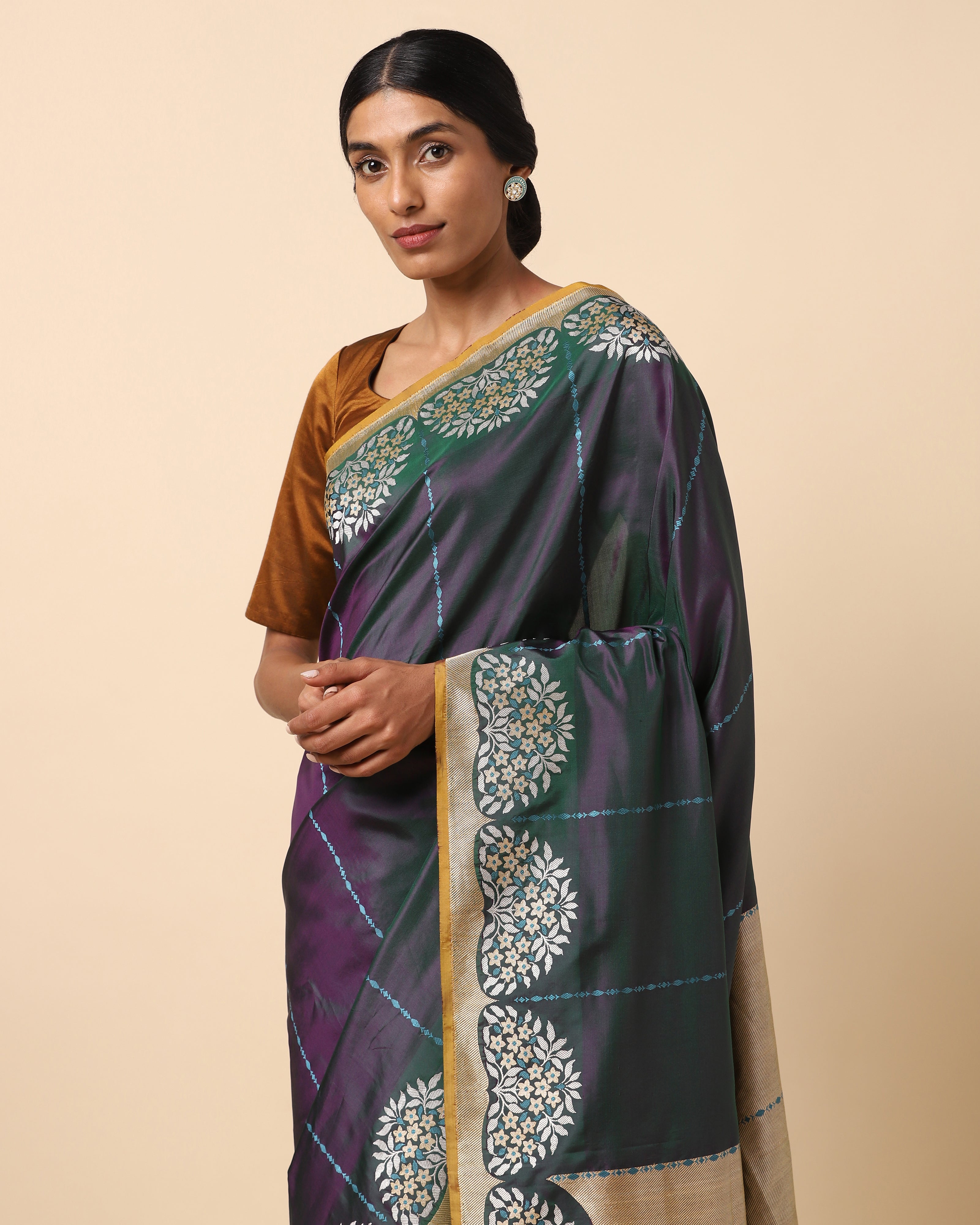 Kanek Banarasi Kadwa Silk Saree