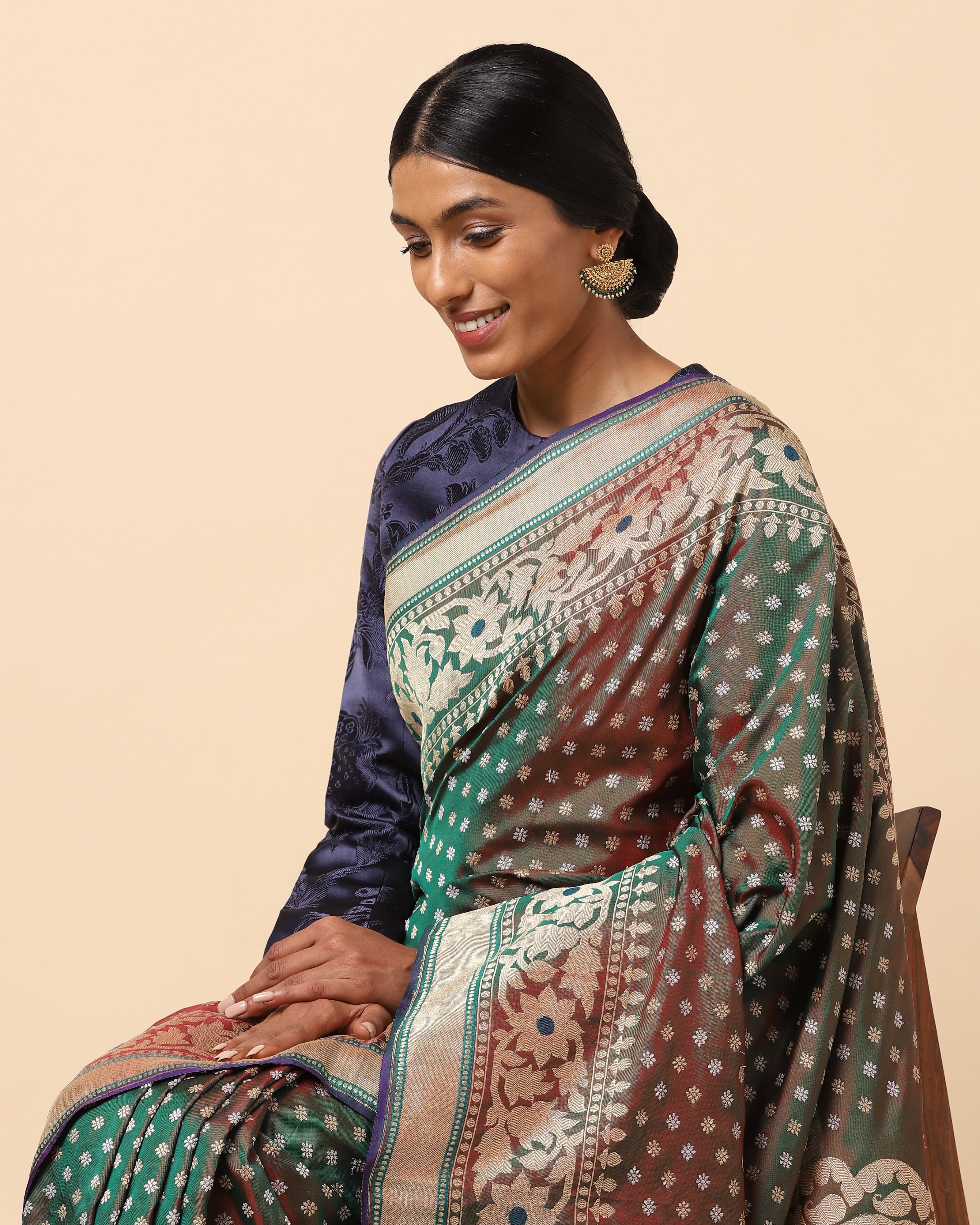 Sananda Banarasi Kadwa Silk Saree