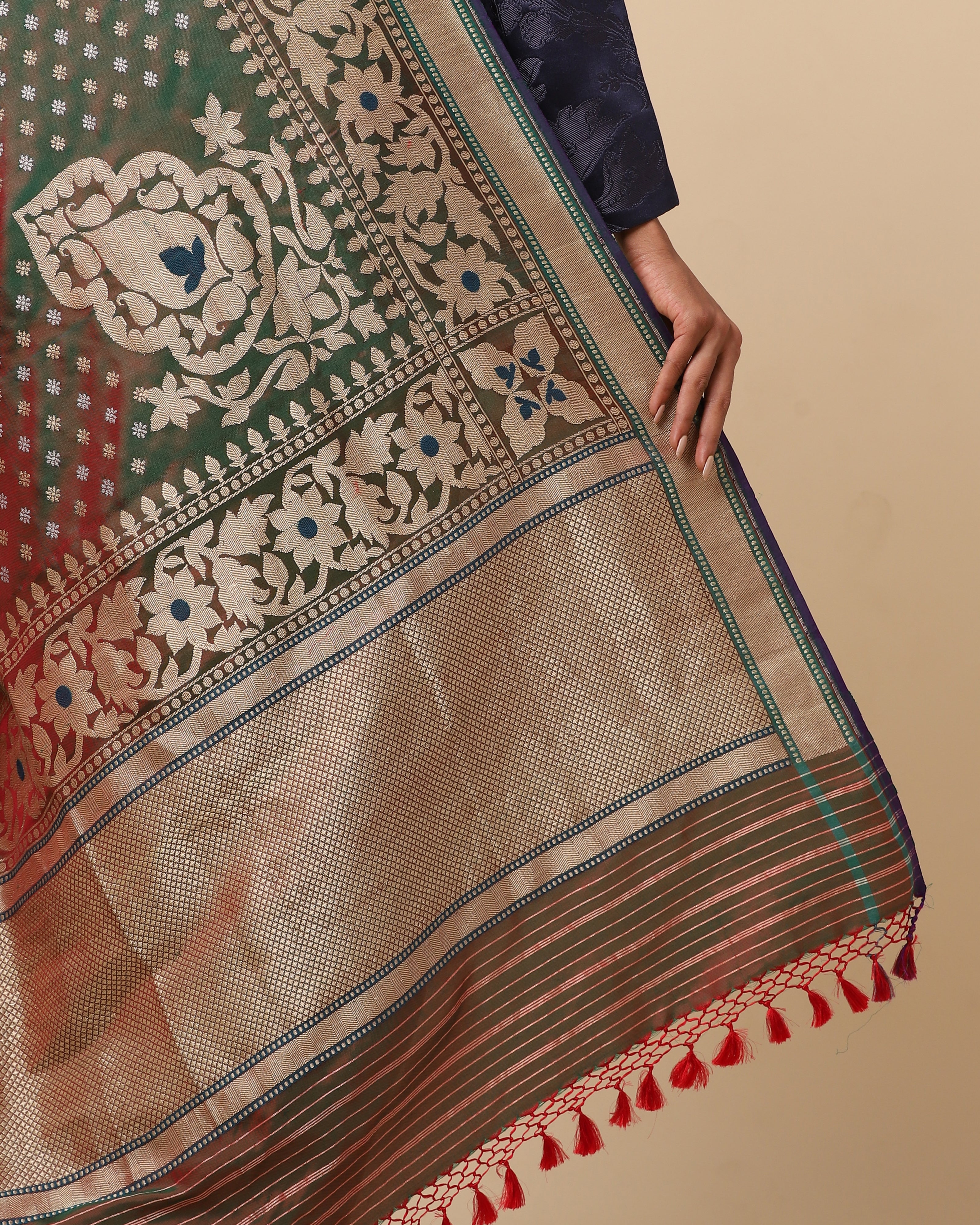 Sananda Banarasi Kadwa Silk Saree