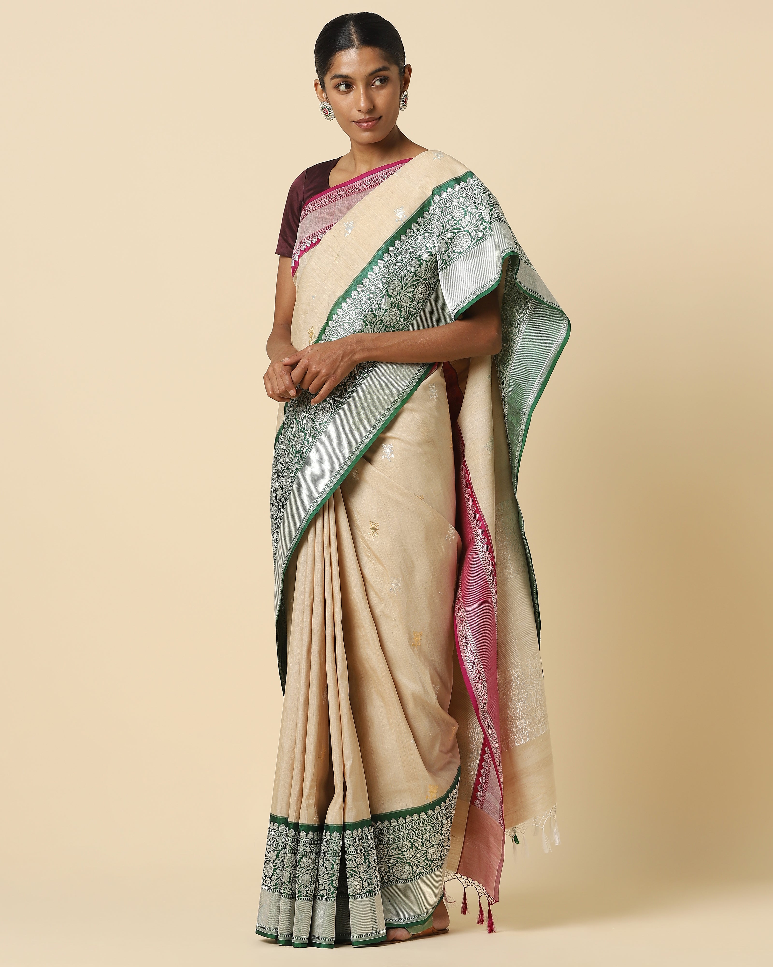 Sarva Banarasi Kadwa Silk Saree