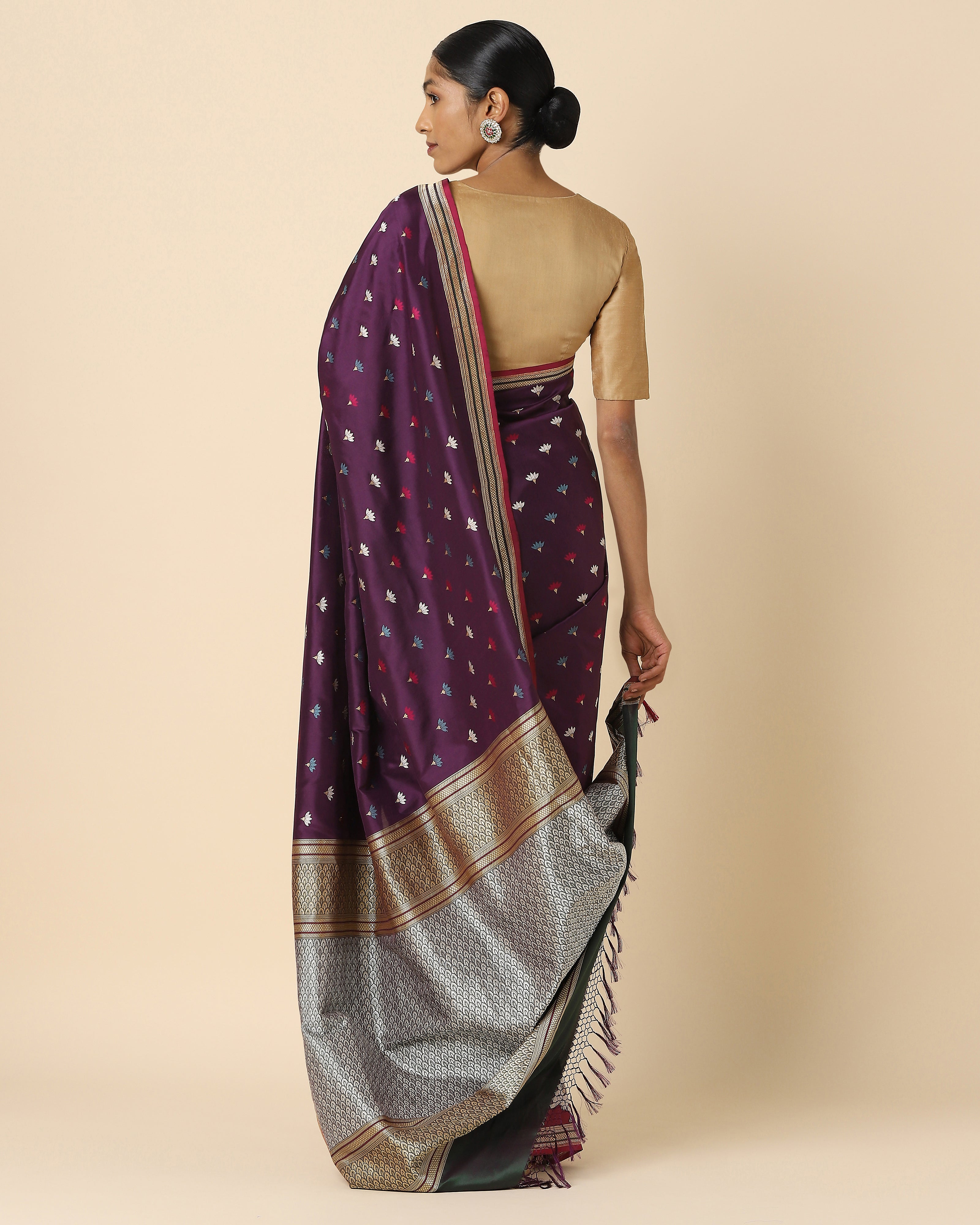 Kamadhenu Banarasi Kadwa Silk Saree