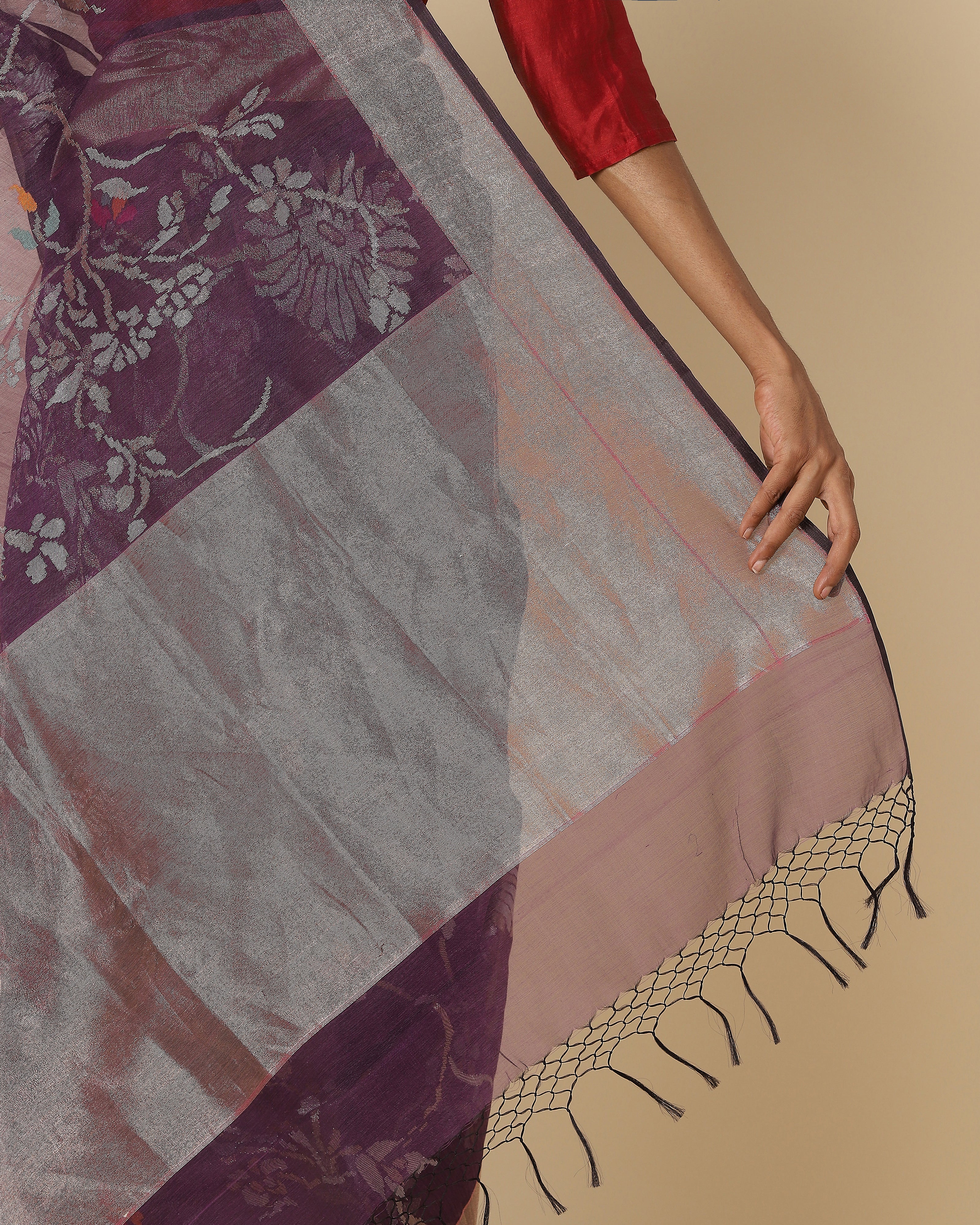 Ahana Banarasi Jamdani Silk Cotton Saree