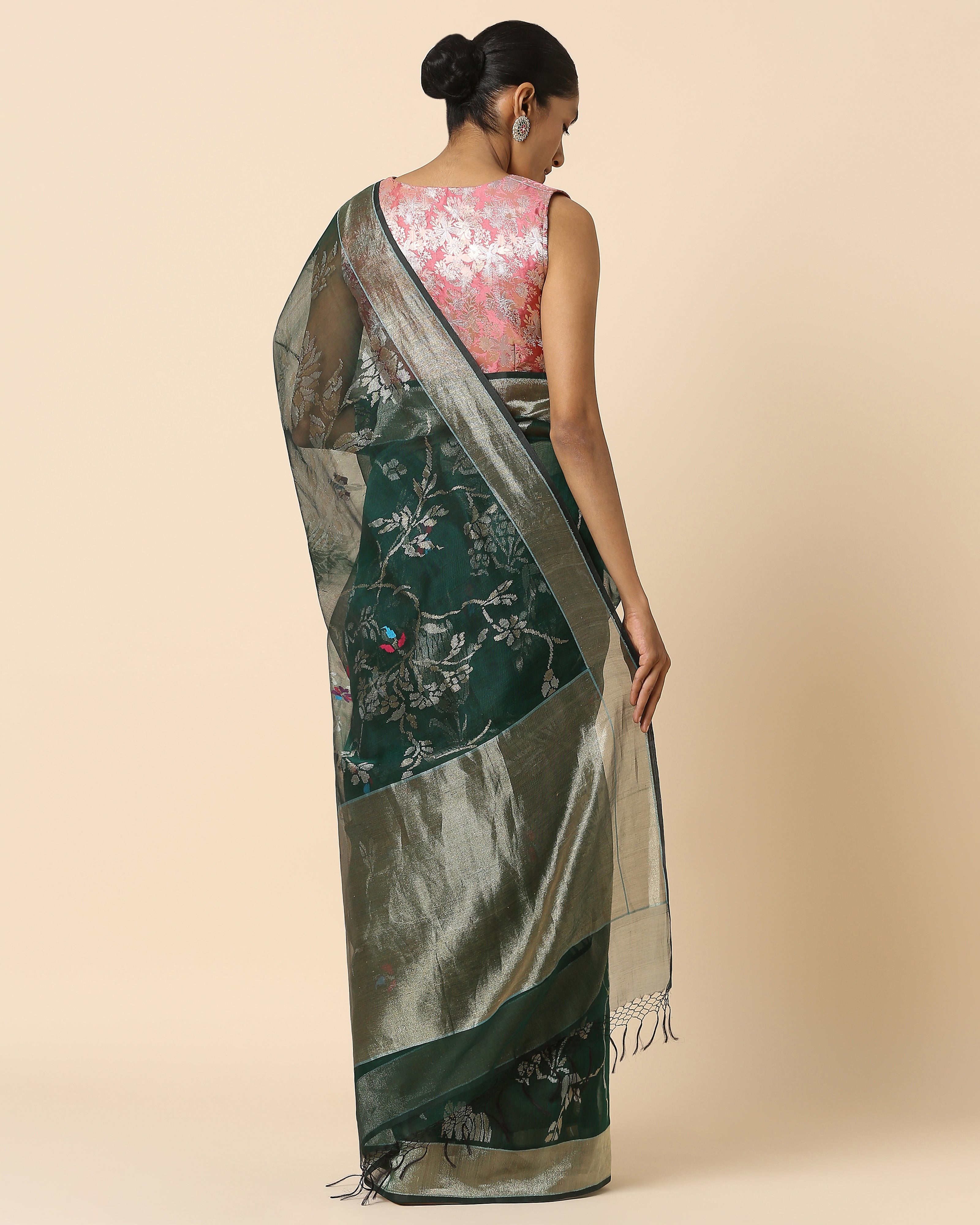 Ahana Banarasi Jamdani Silk Cotton Saree