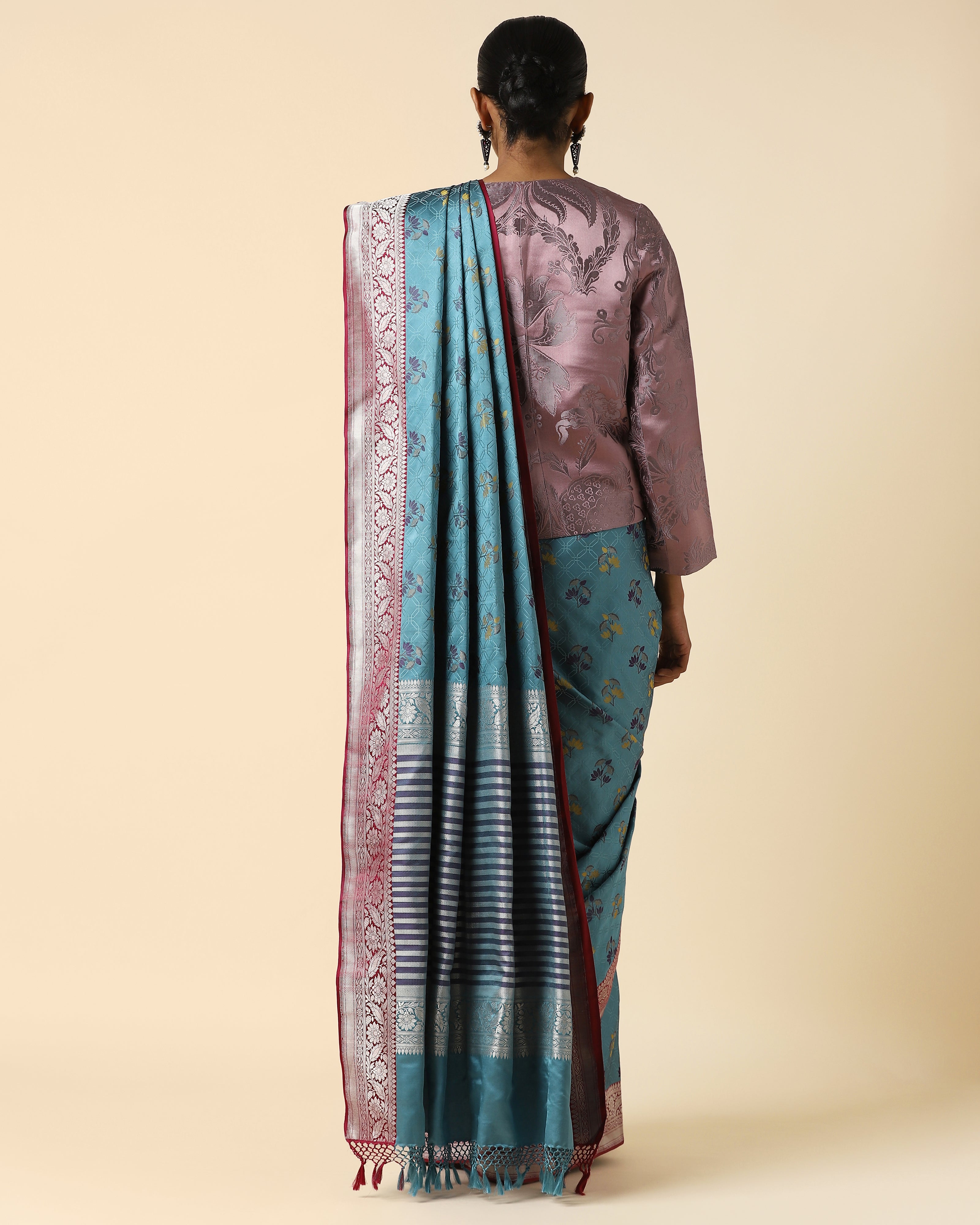 Rupali Banarasi Tanchoi and Kadwa Silk Saree