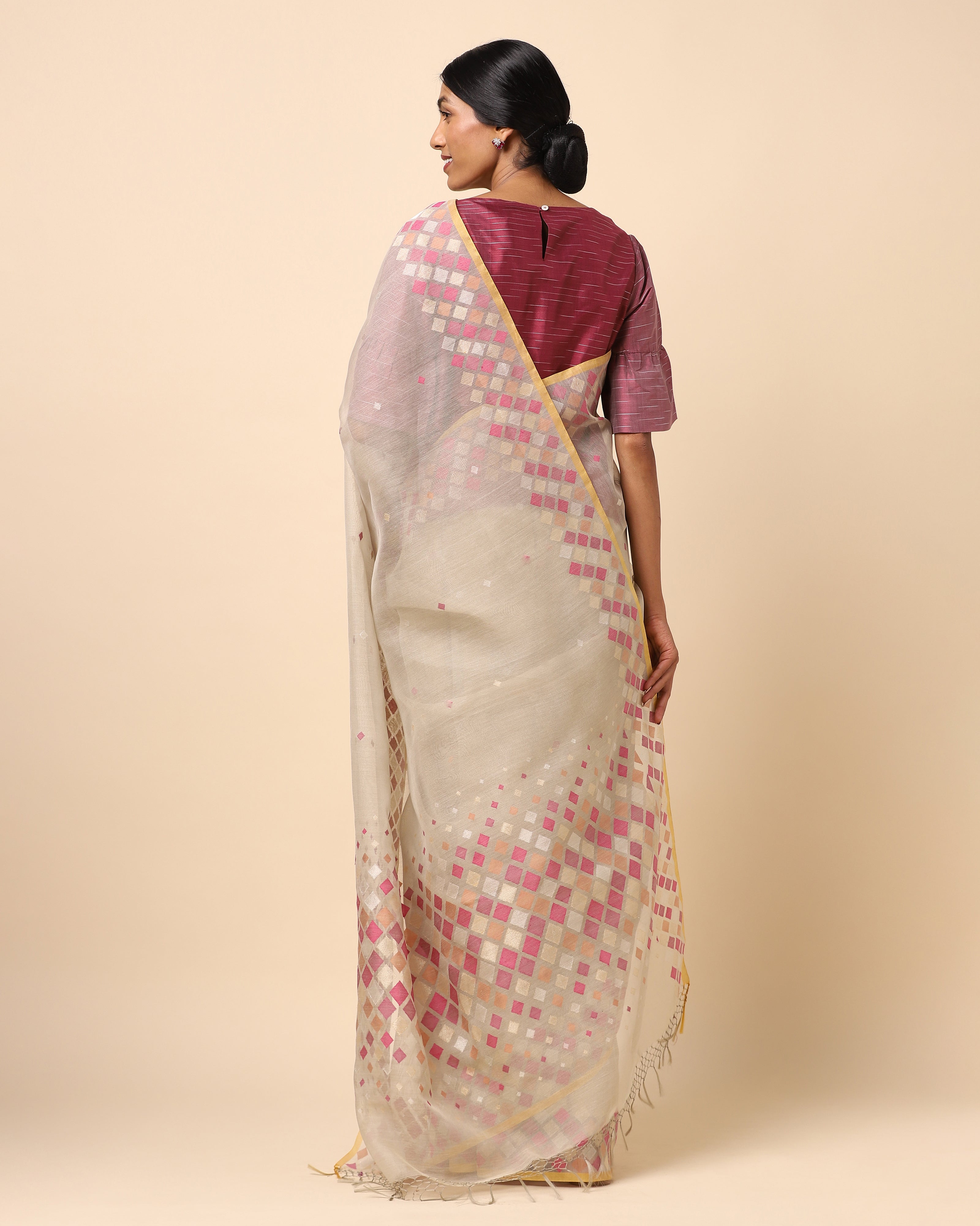 Shikha Banarasi Jamdani Silk Cotton Saree