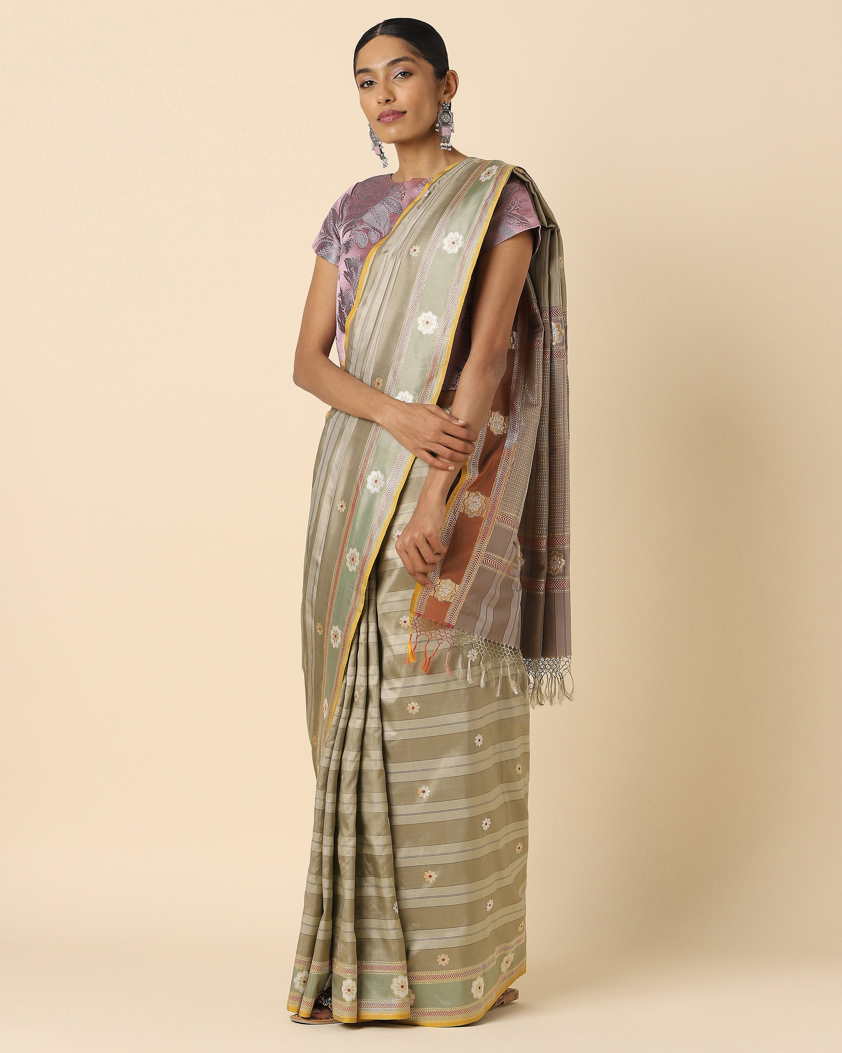 Erica Banarasi Kadwa Silk Saree