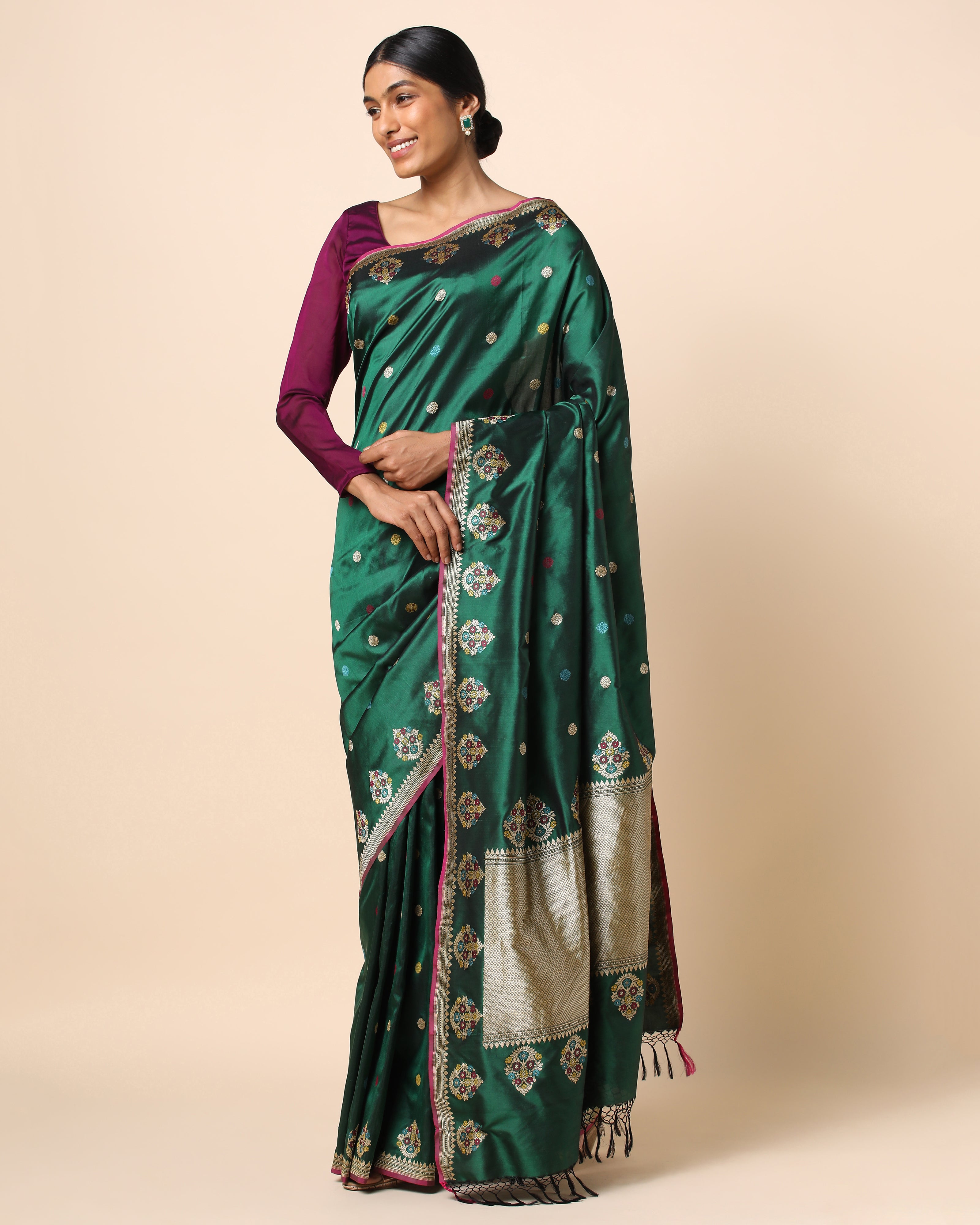 Jalin Banarasi Kadwa Silk Saree