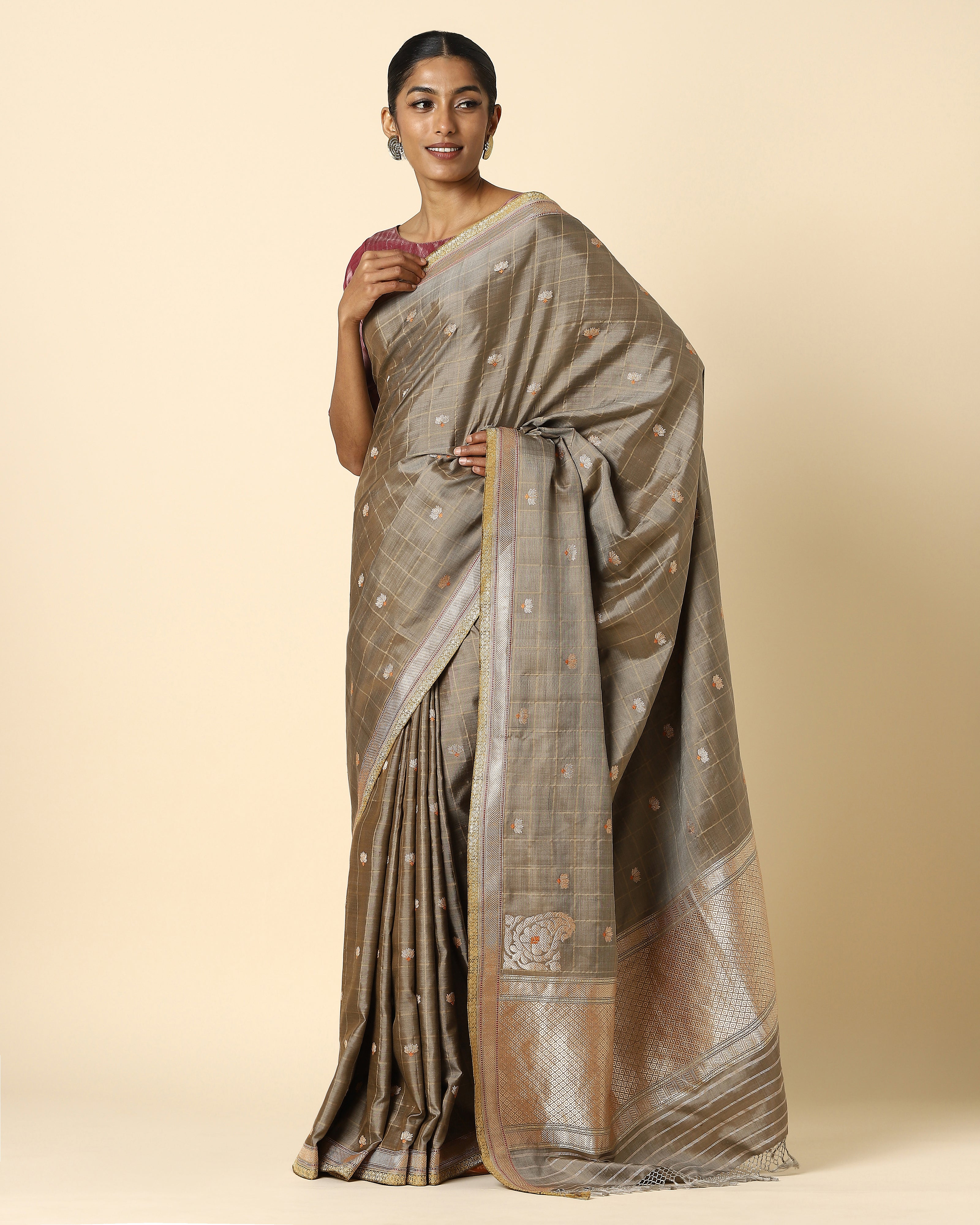 Khyaal Banarasi Kadwa Silk Saree