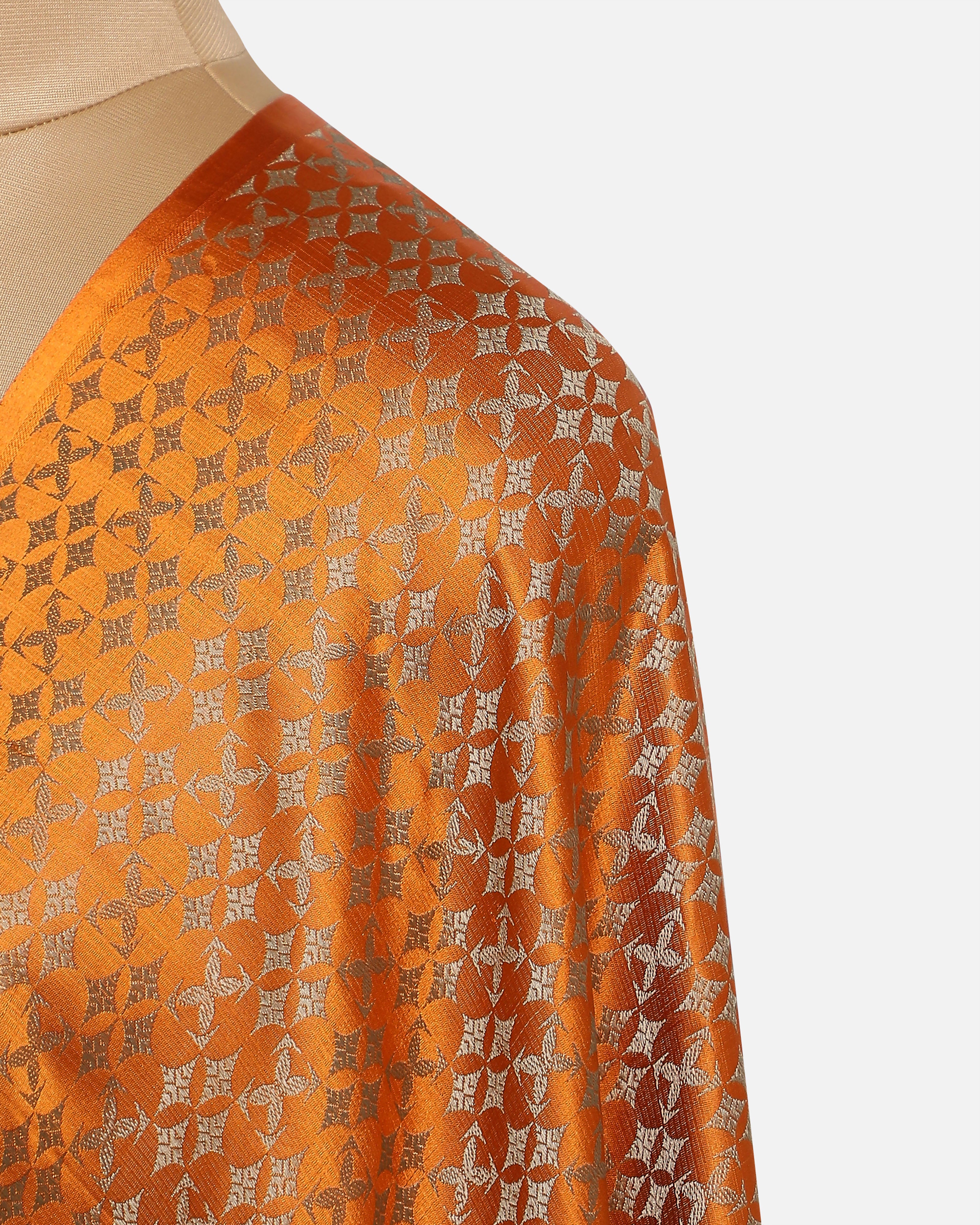 Oberon Banarasi Tanchoi Silk Suit Fabric
