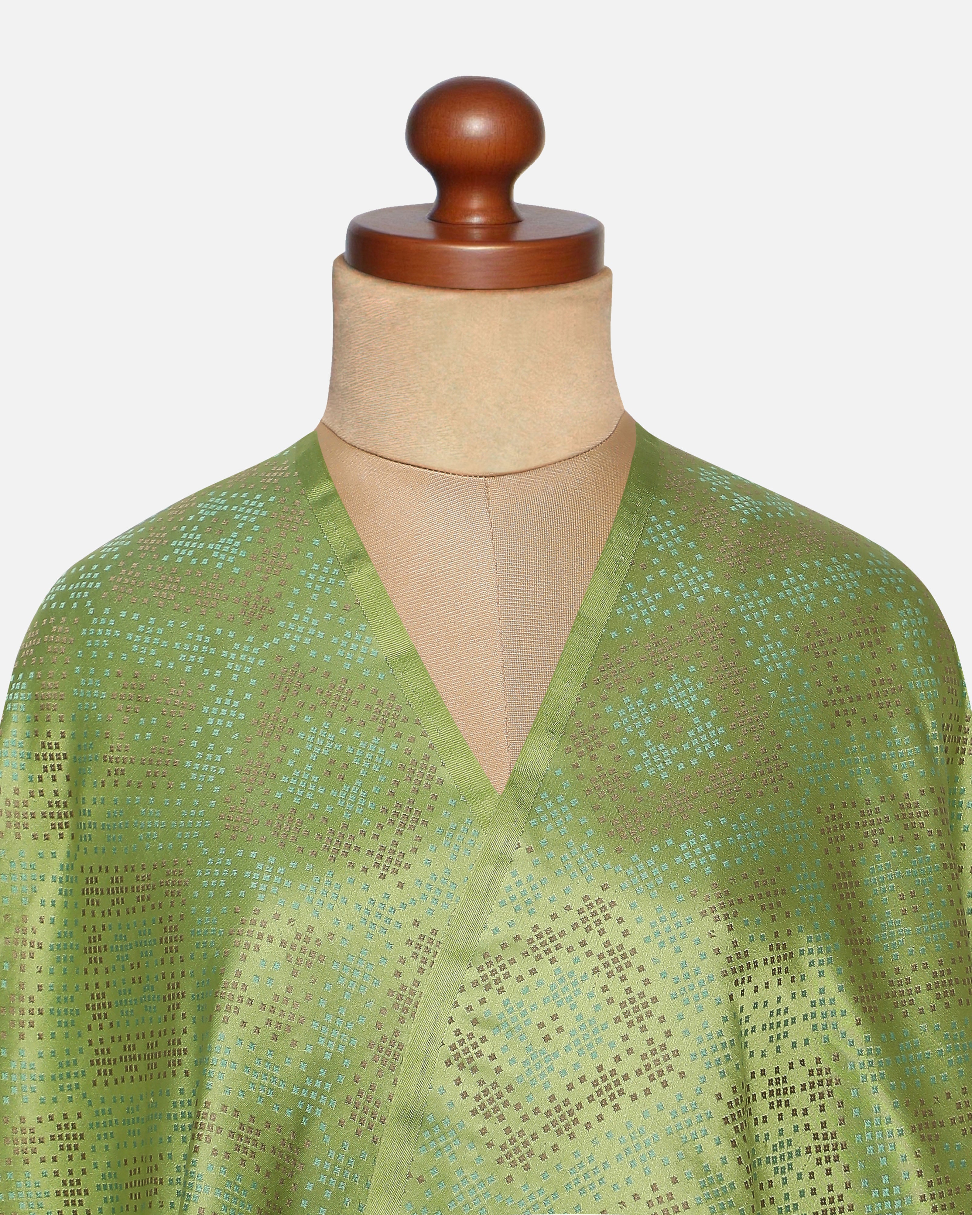 Aurora Banarasi Tanchoi Silk Suit Fabric