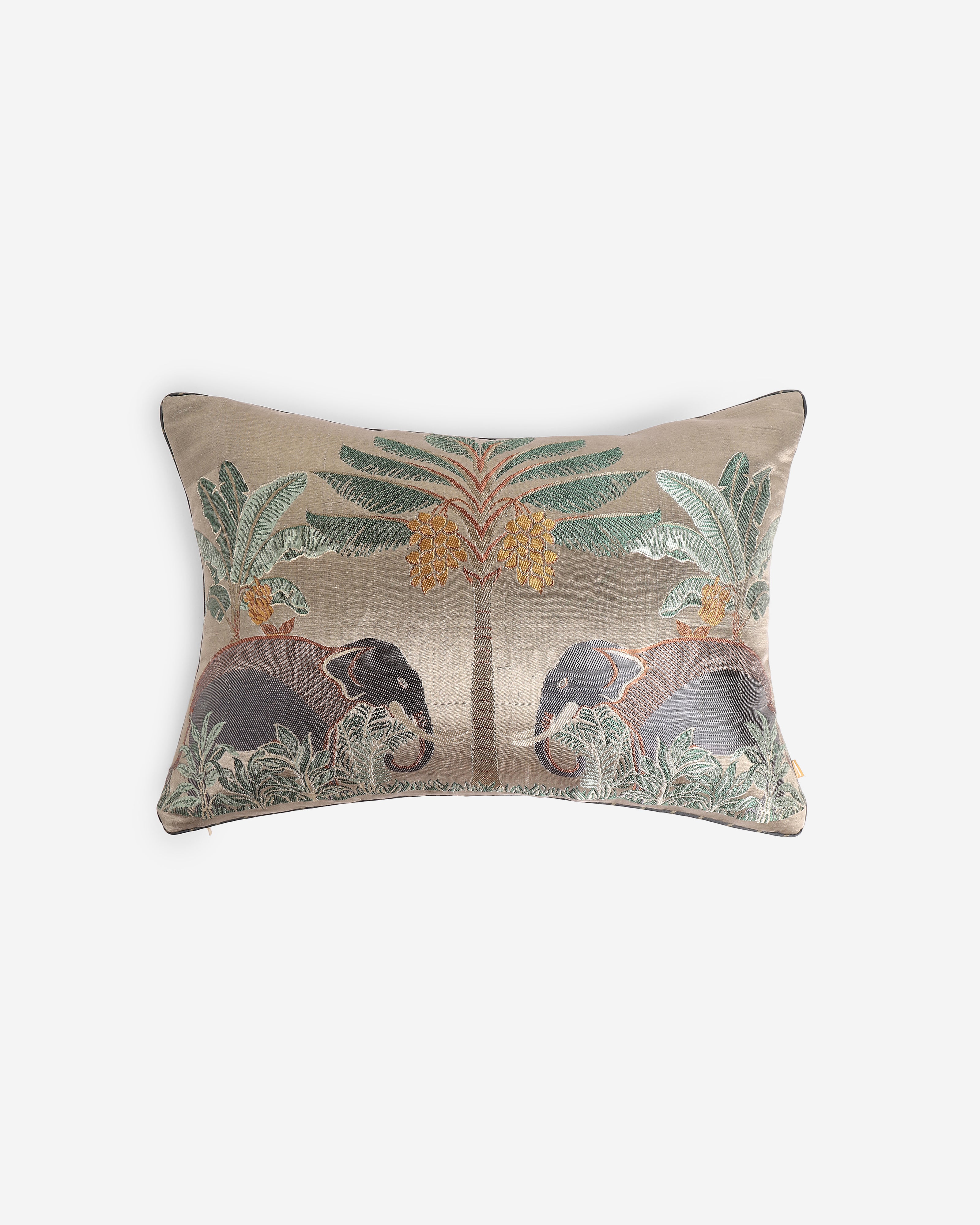 Balaban Banarasi Gyasar Silk Cushion Cover
