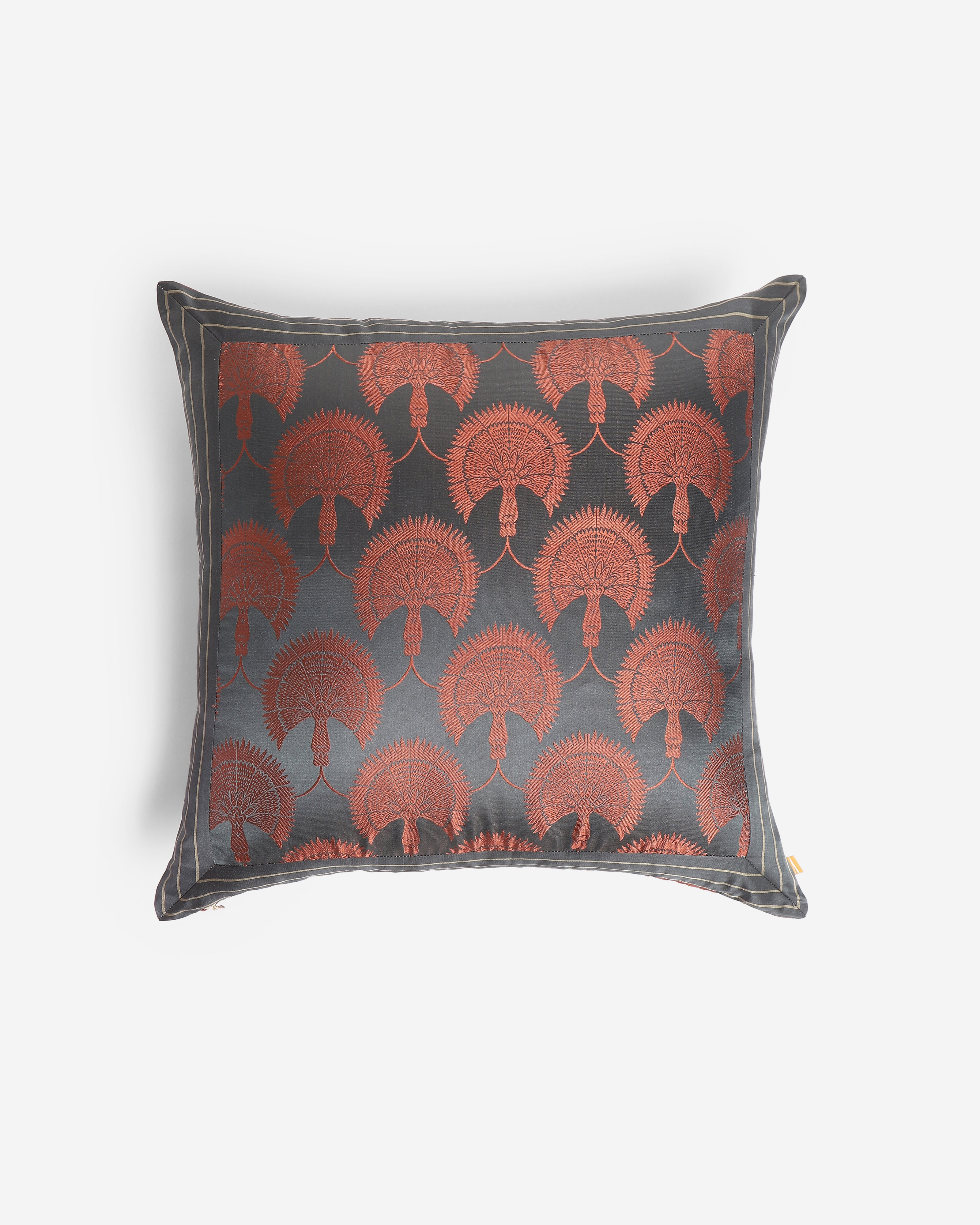 Baris Banarasi Tanchoi Silk Cushion Cover
