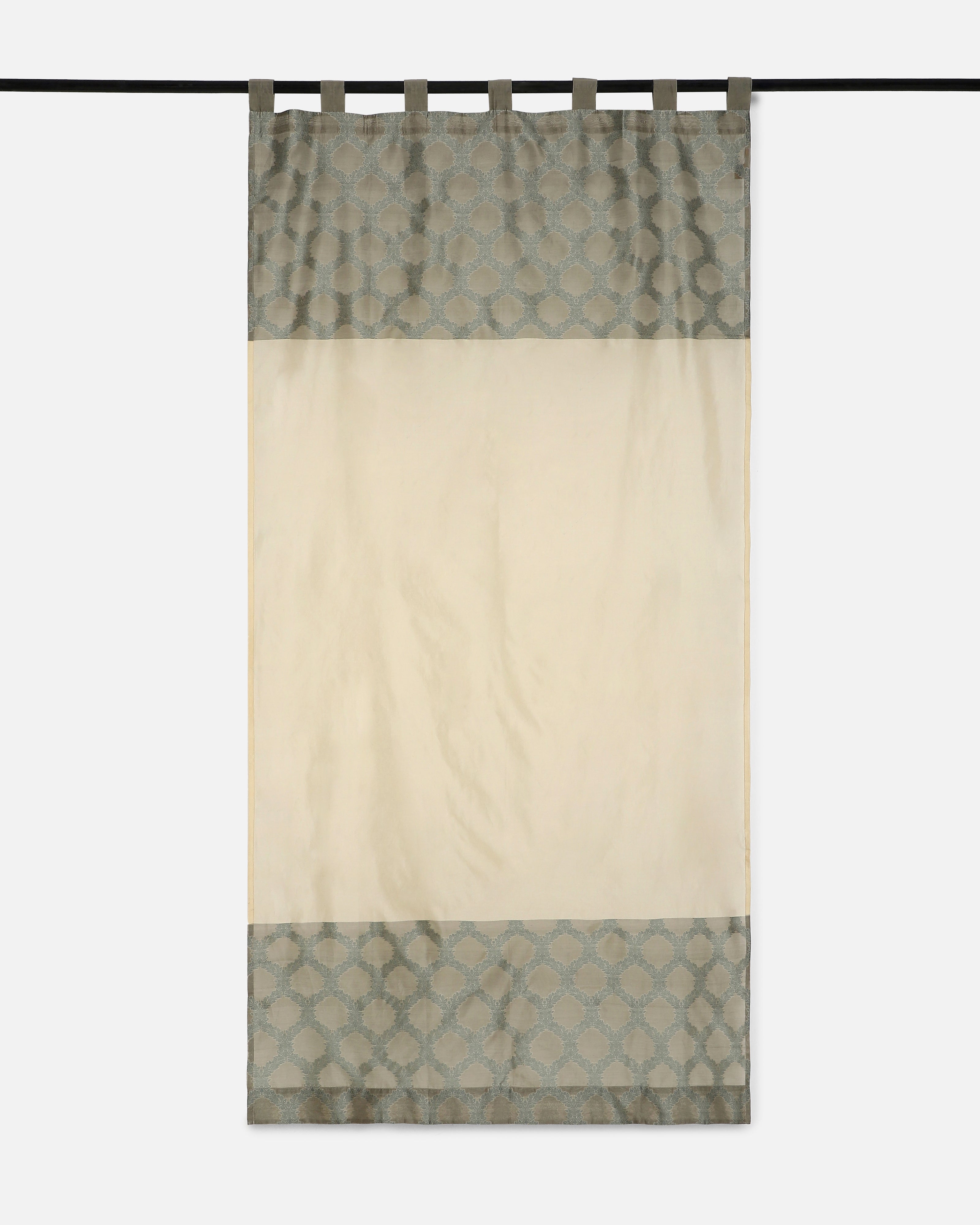 Elba Banarasi Powdi Silk Cotton Curtain