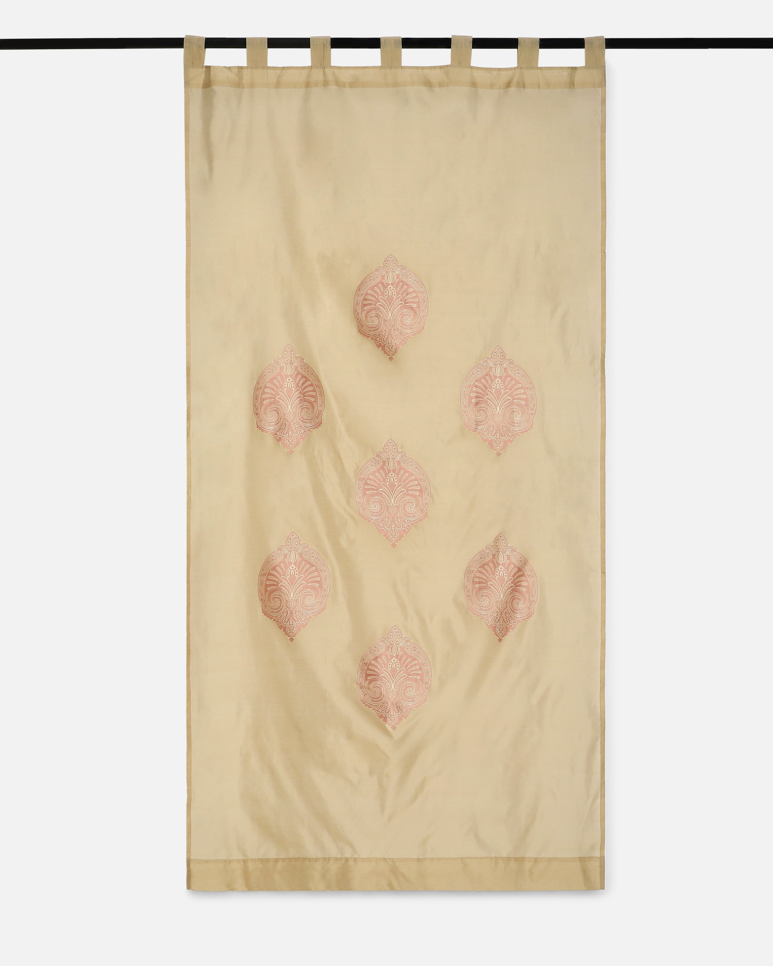 Naples Banarasi Powdi Silk Cotton Curtain