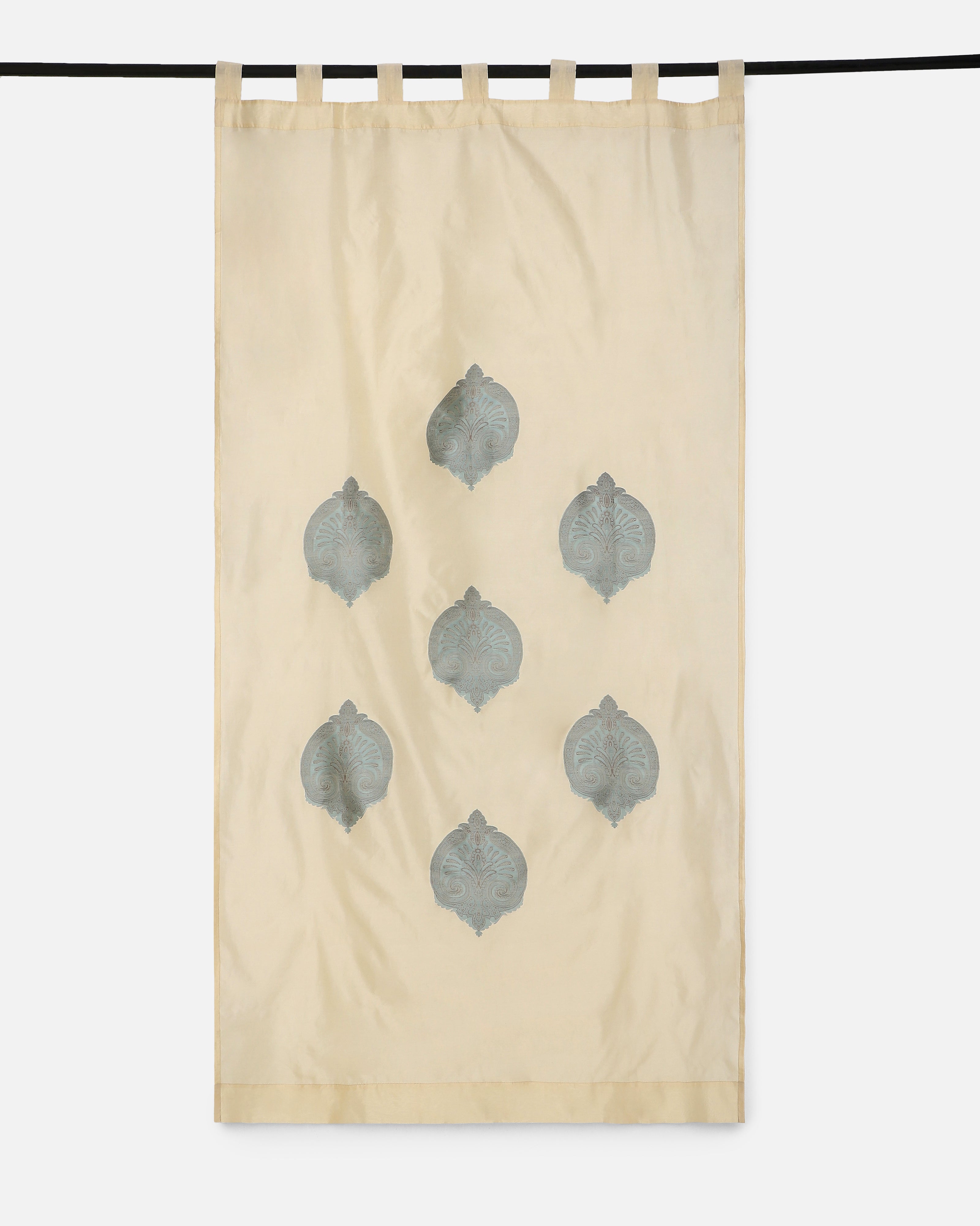 Naples Banarasi Powdi Silk Cotton Curtain