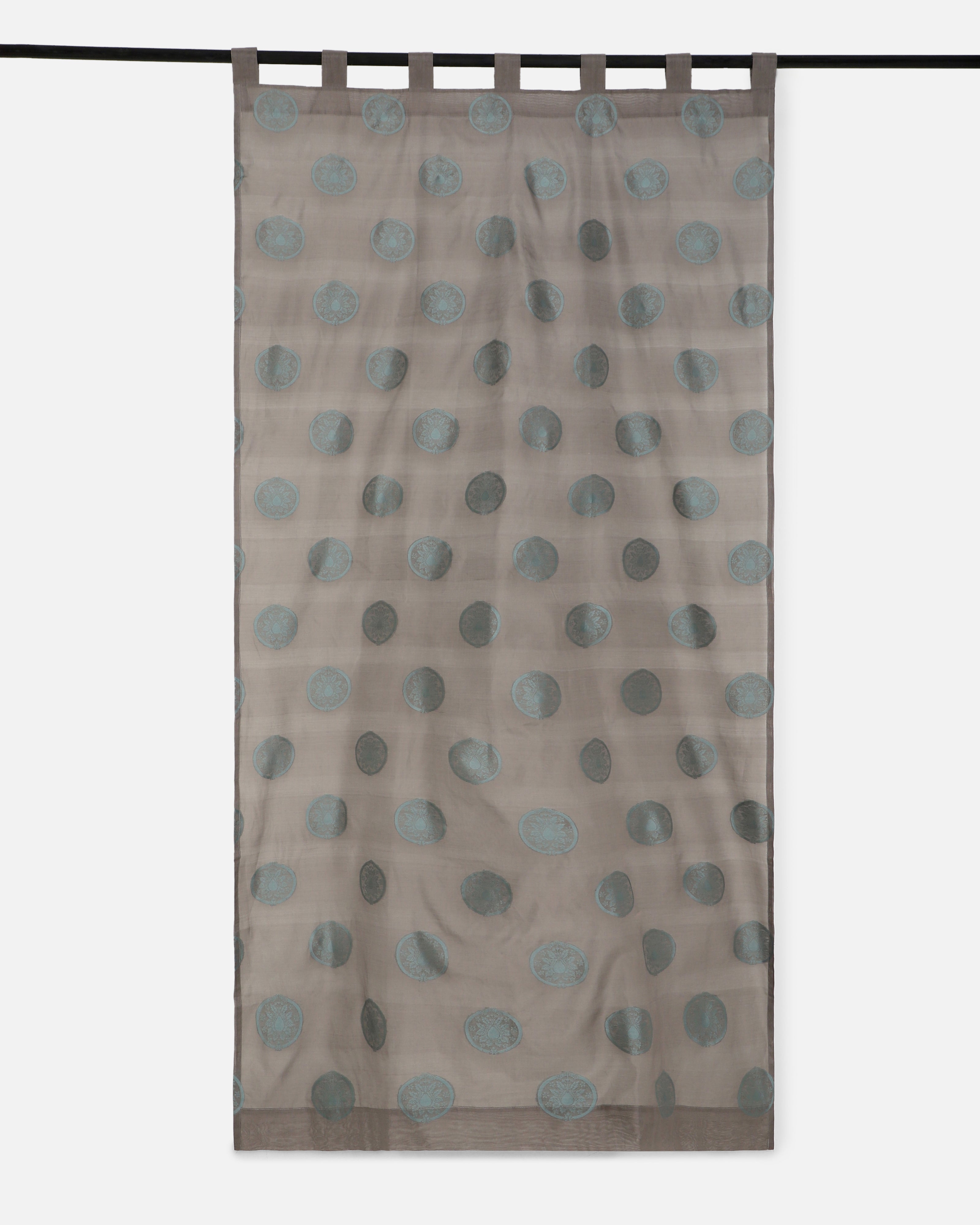 Rimini Banarasi Powdi Silk Cotton Curtain