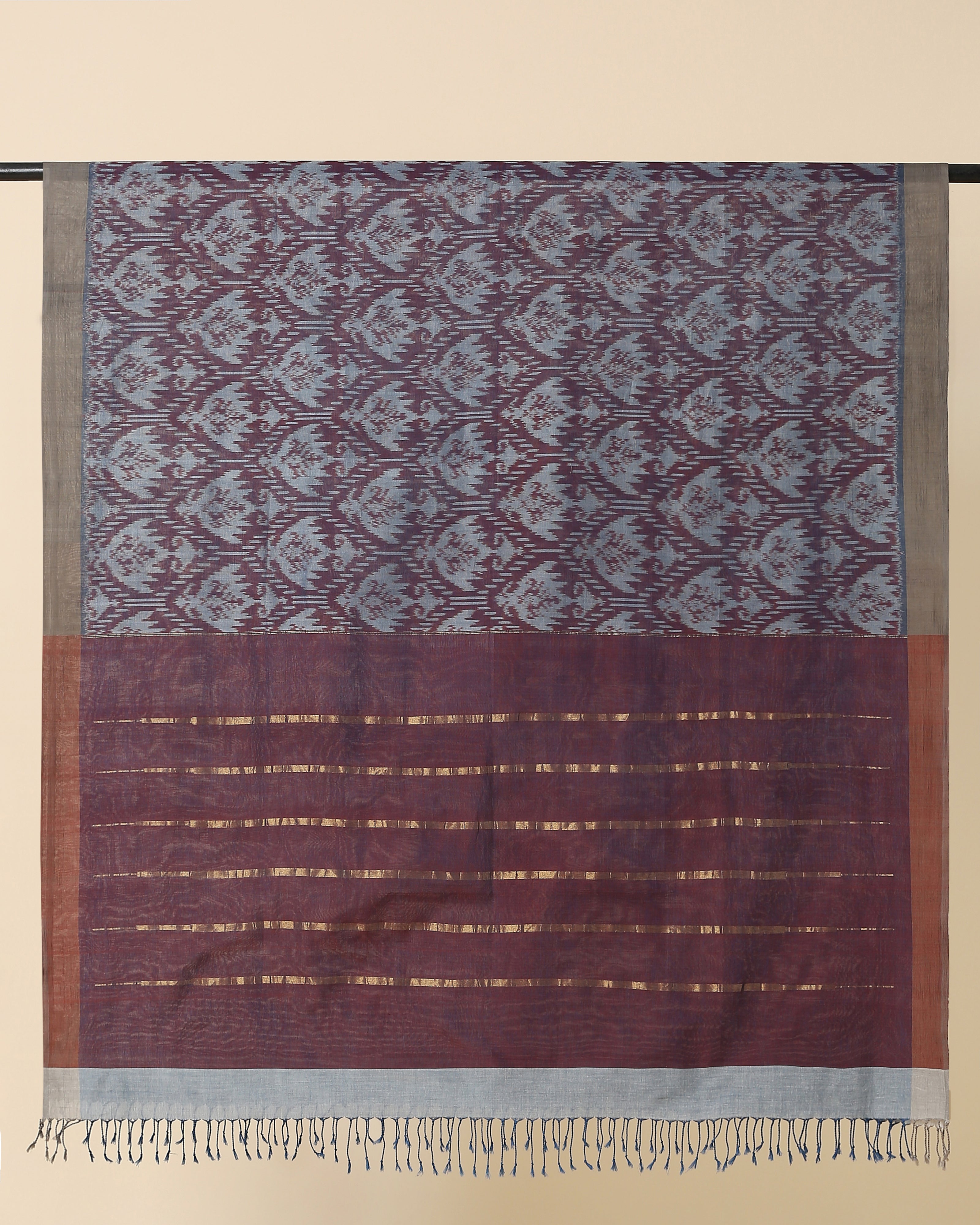 Anishri Pochampally Weft Ikat Cotton Dupatta