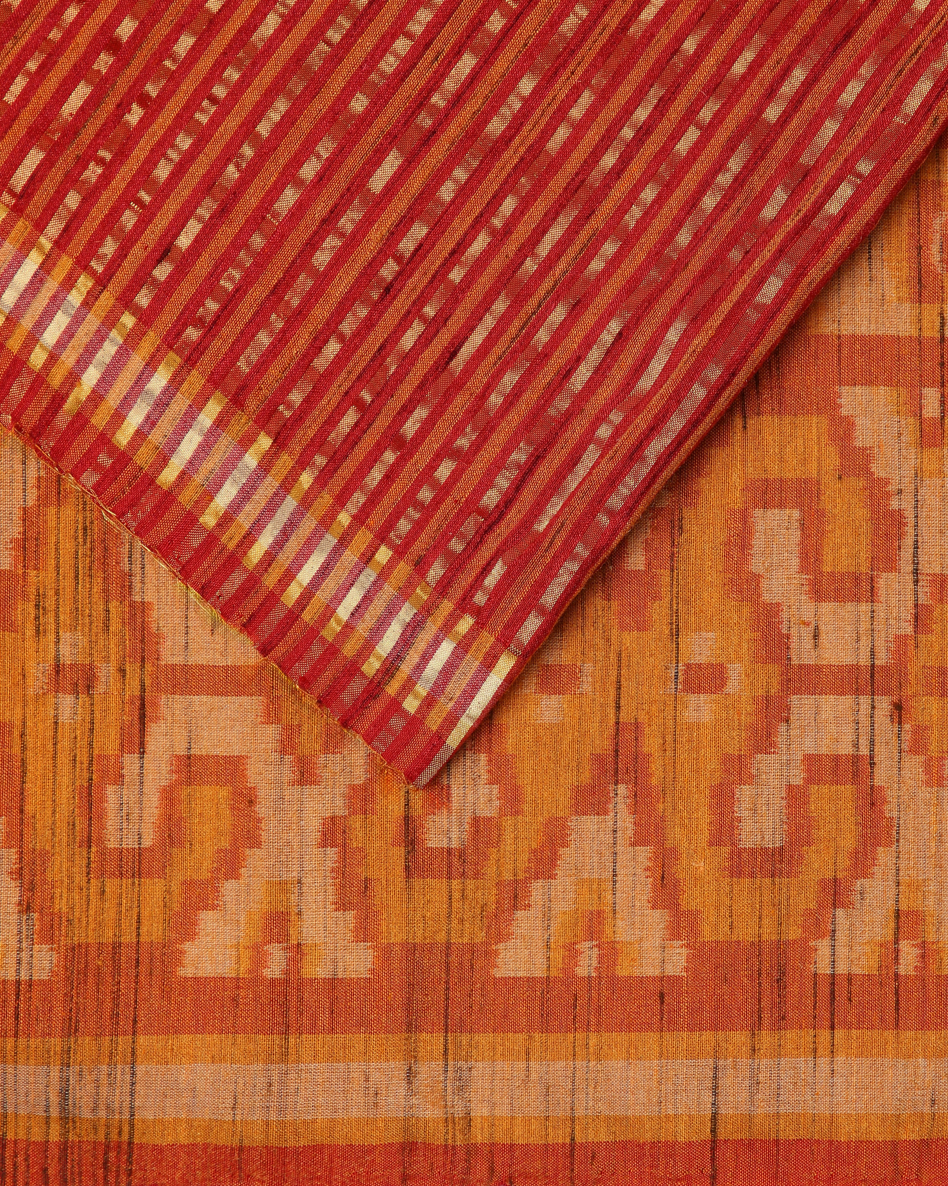 Haimi Pochampally Warp Ikat Silk Saree