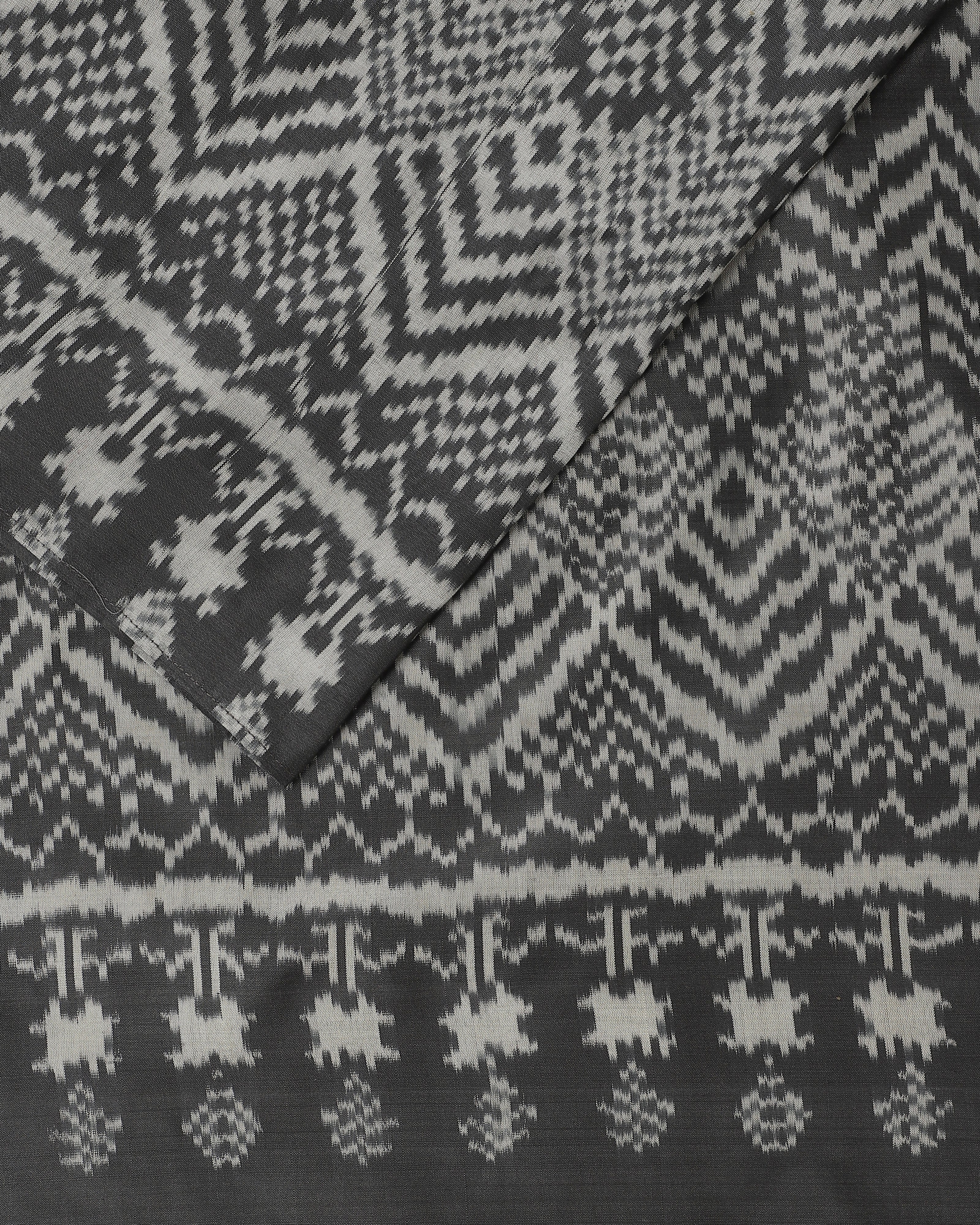 Ardha Pochampally Warp Ikat Silk Cotton Saree