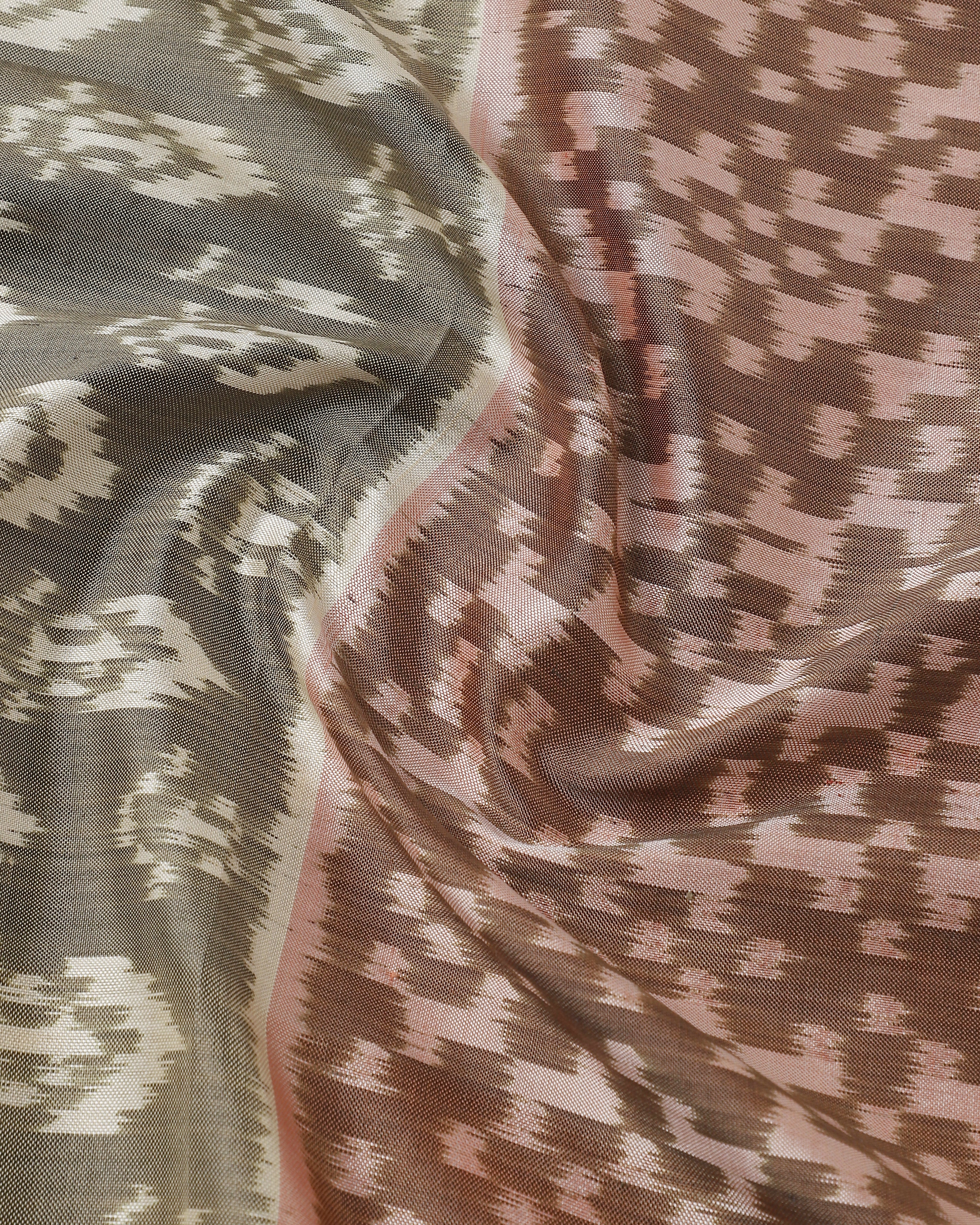 Nala Pochampally Weft Ikat Silk Saree