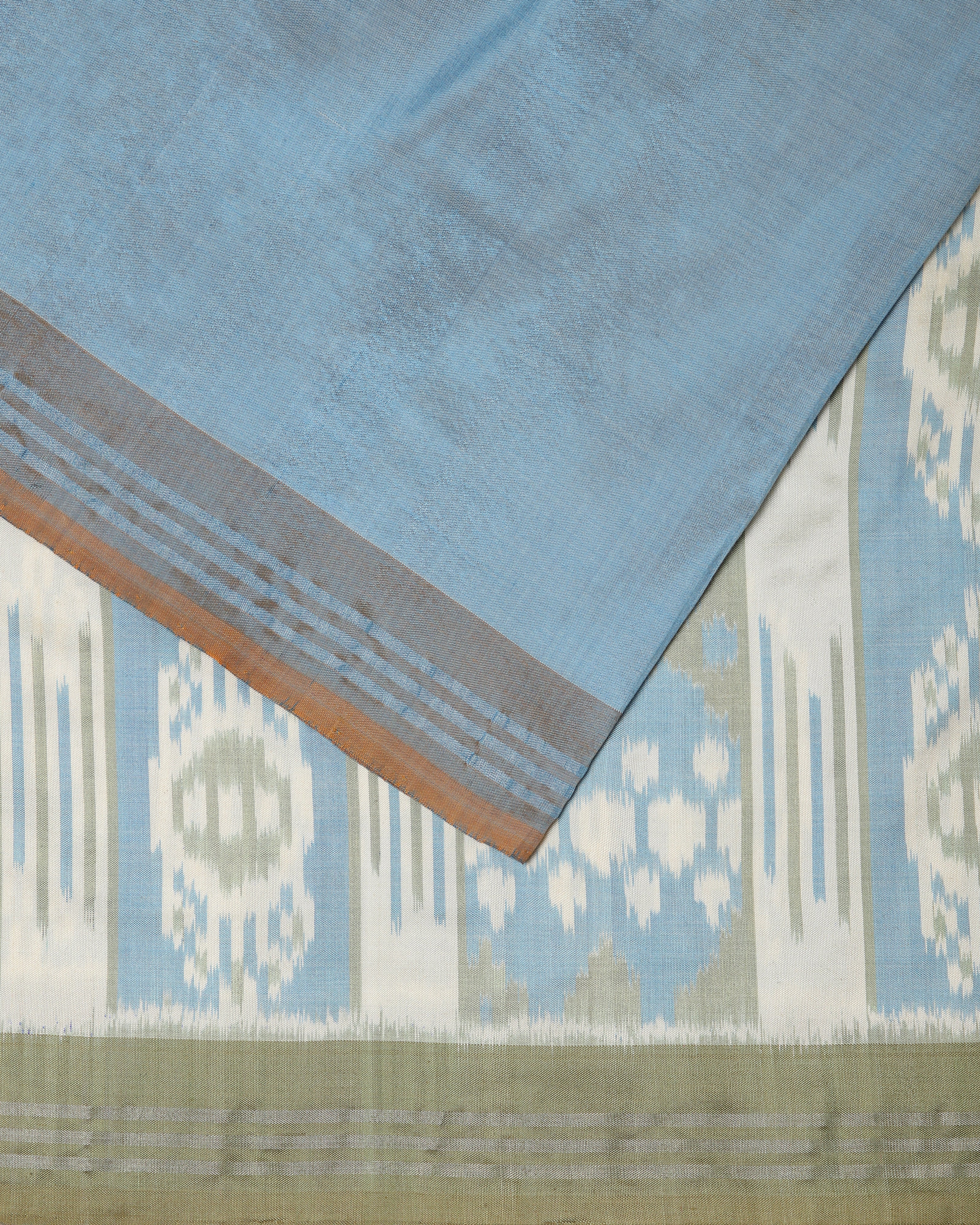 Lassya Pochampally Weft Ikat Silk Cotton Saree