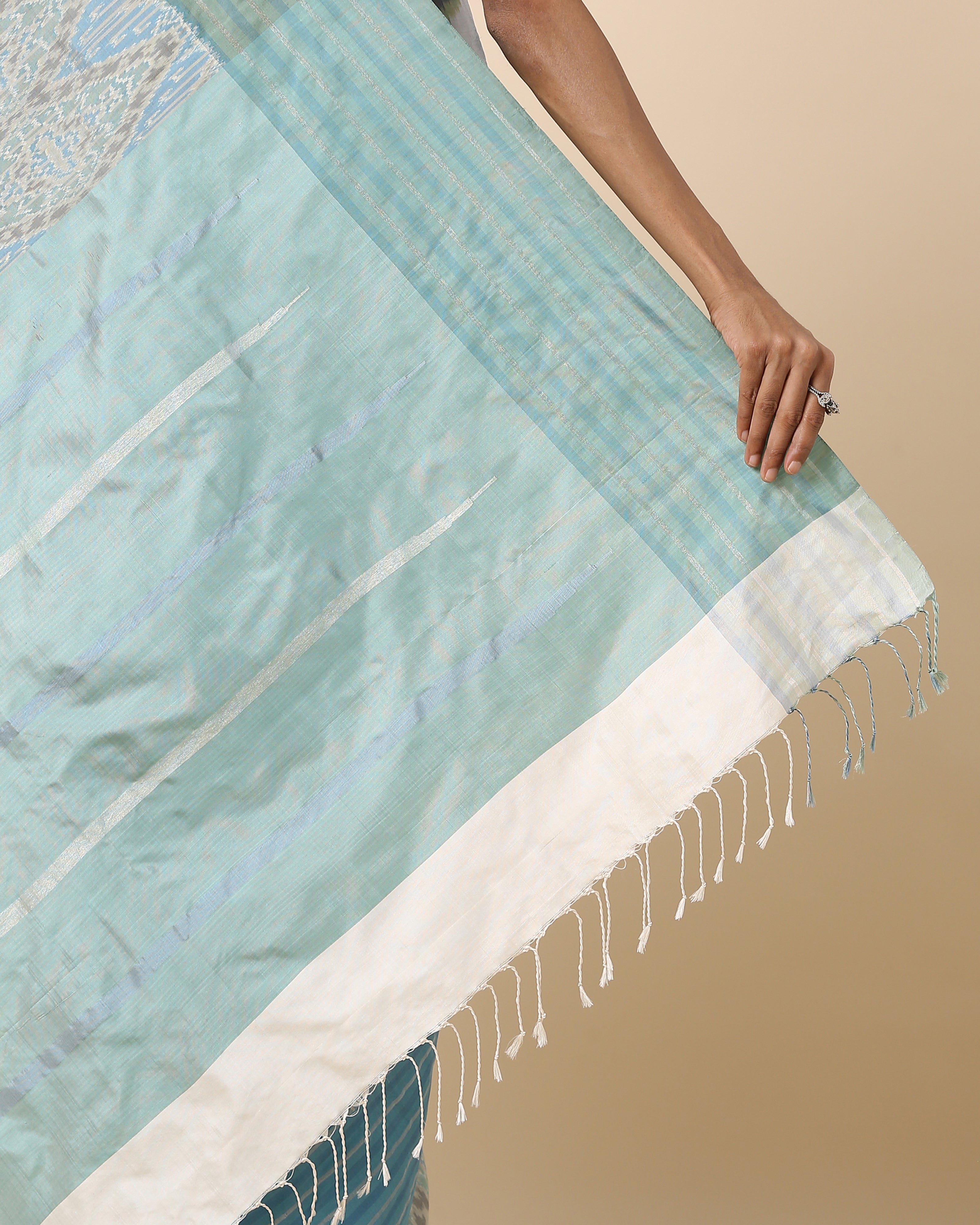 Amiti Pochampally Weft Ikat Silk Saree