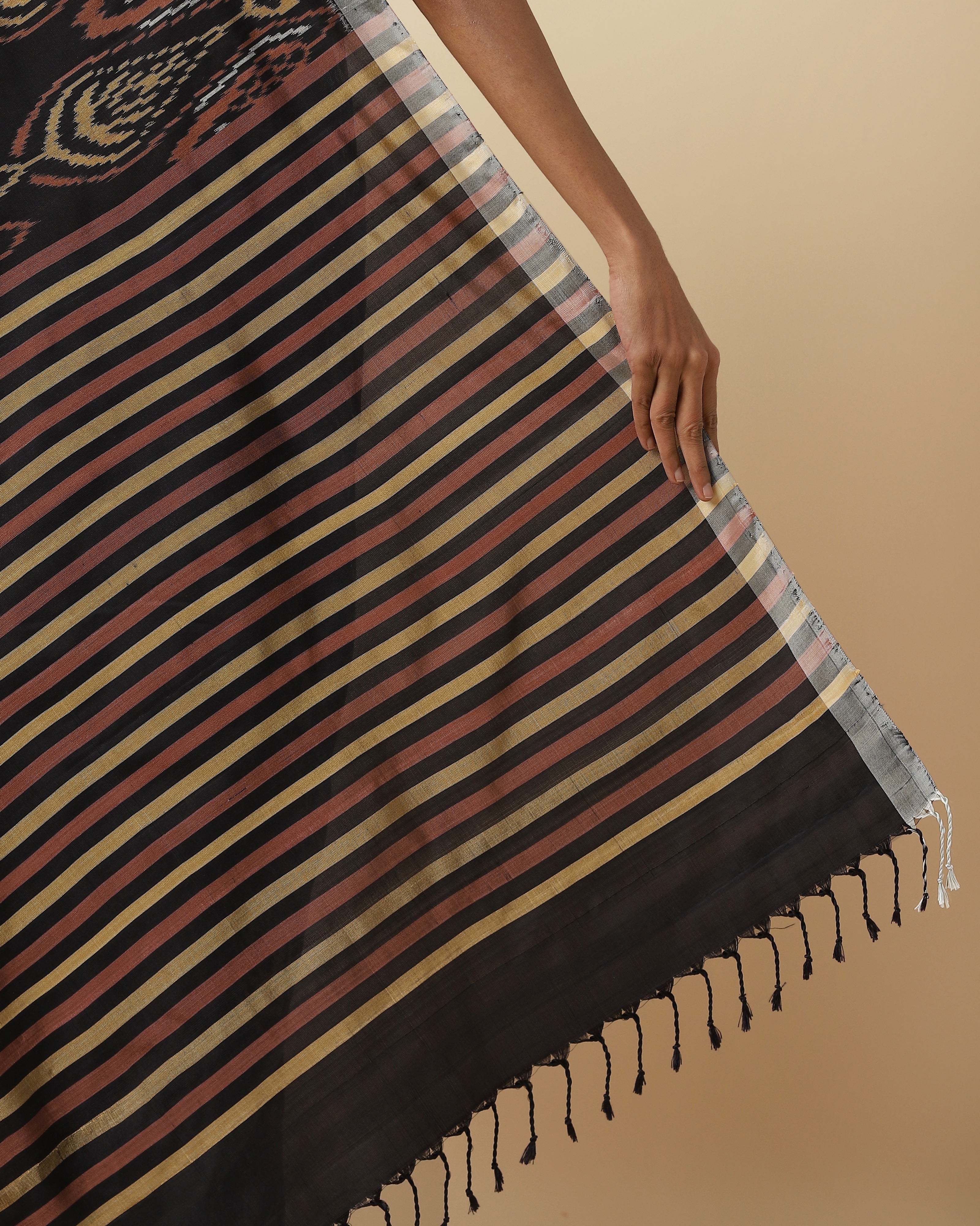 Ramita Pochampally Weft Ikat Silk Saree