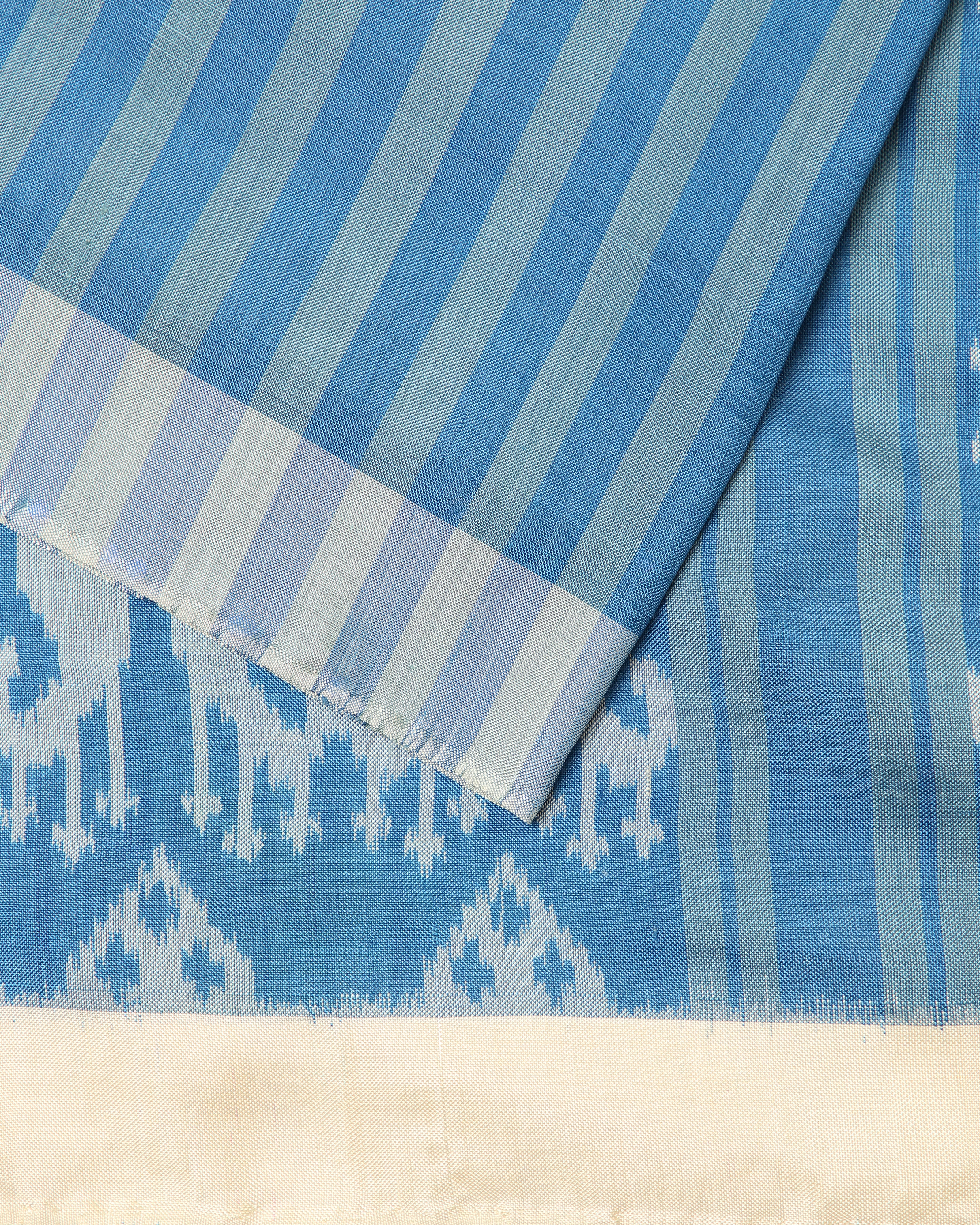 Ranjini Pochampally Weft Ikat Silk Saree