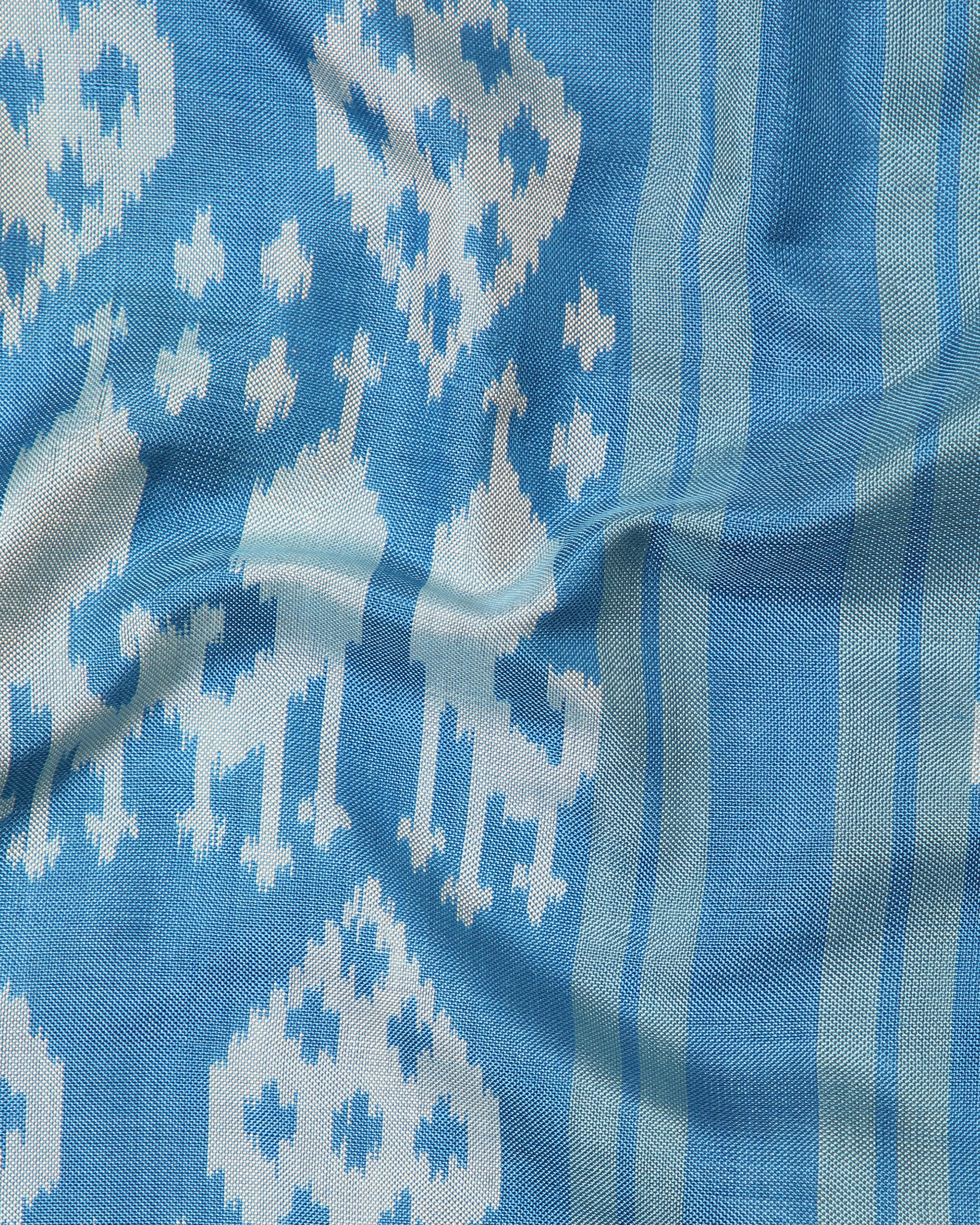 Ranjini Pochampally Weft Ikat Silk Saree