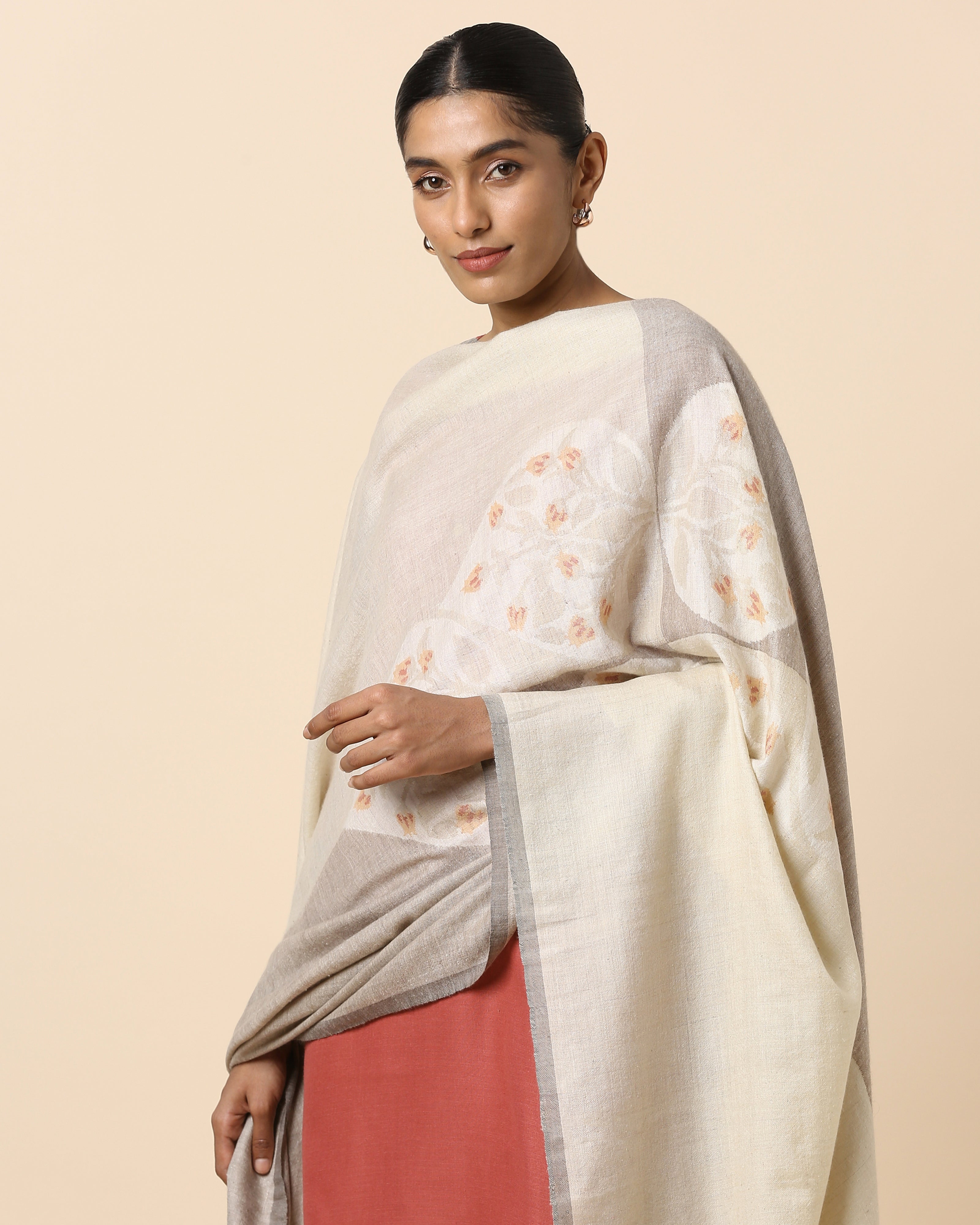 Kim Kashmir Kani Pashmina Shawl