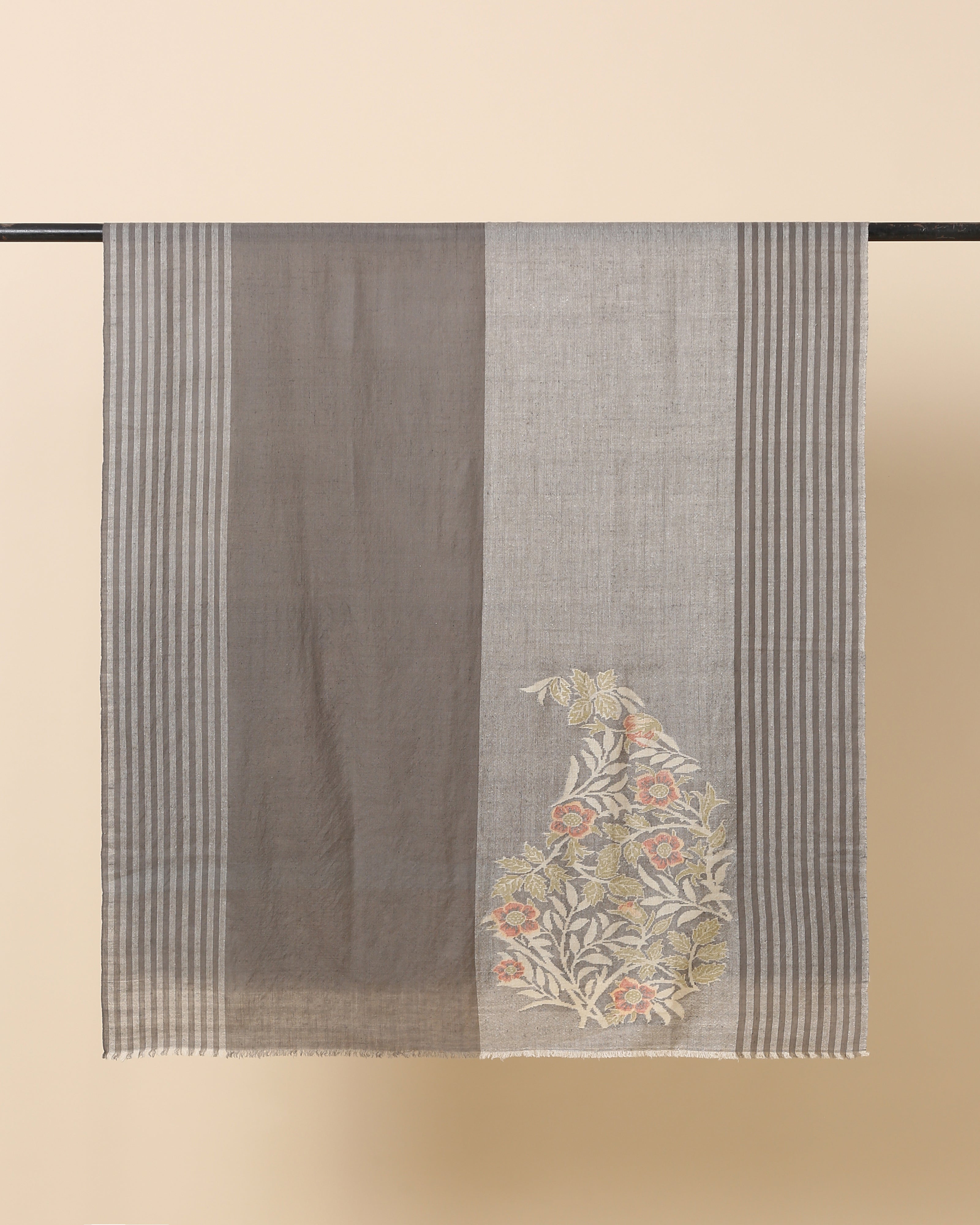 Kylie Kashmir Kani Pashmina Shawl