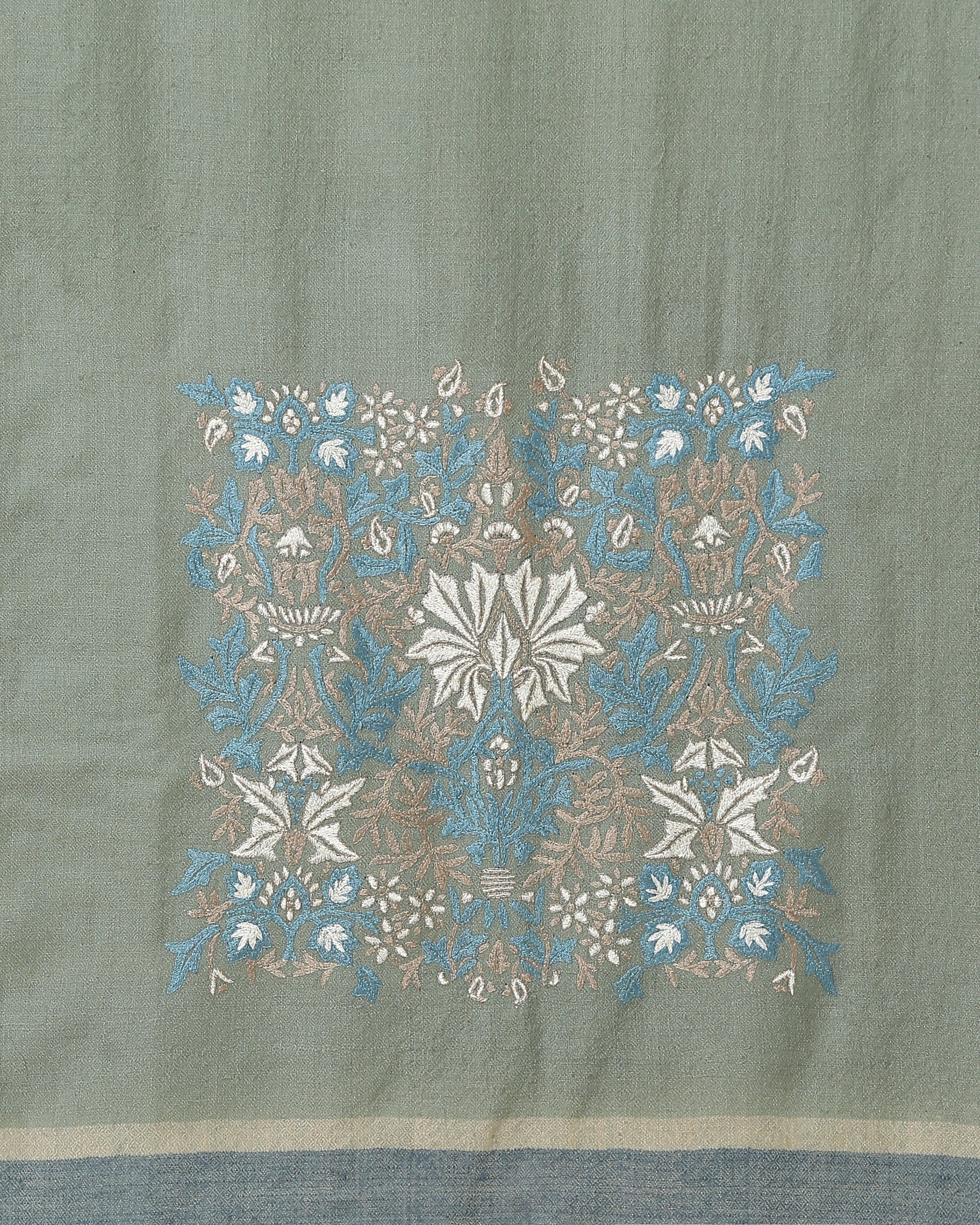 Liana Kashmir Sozni Embroidery Pashmina Shawl