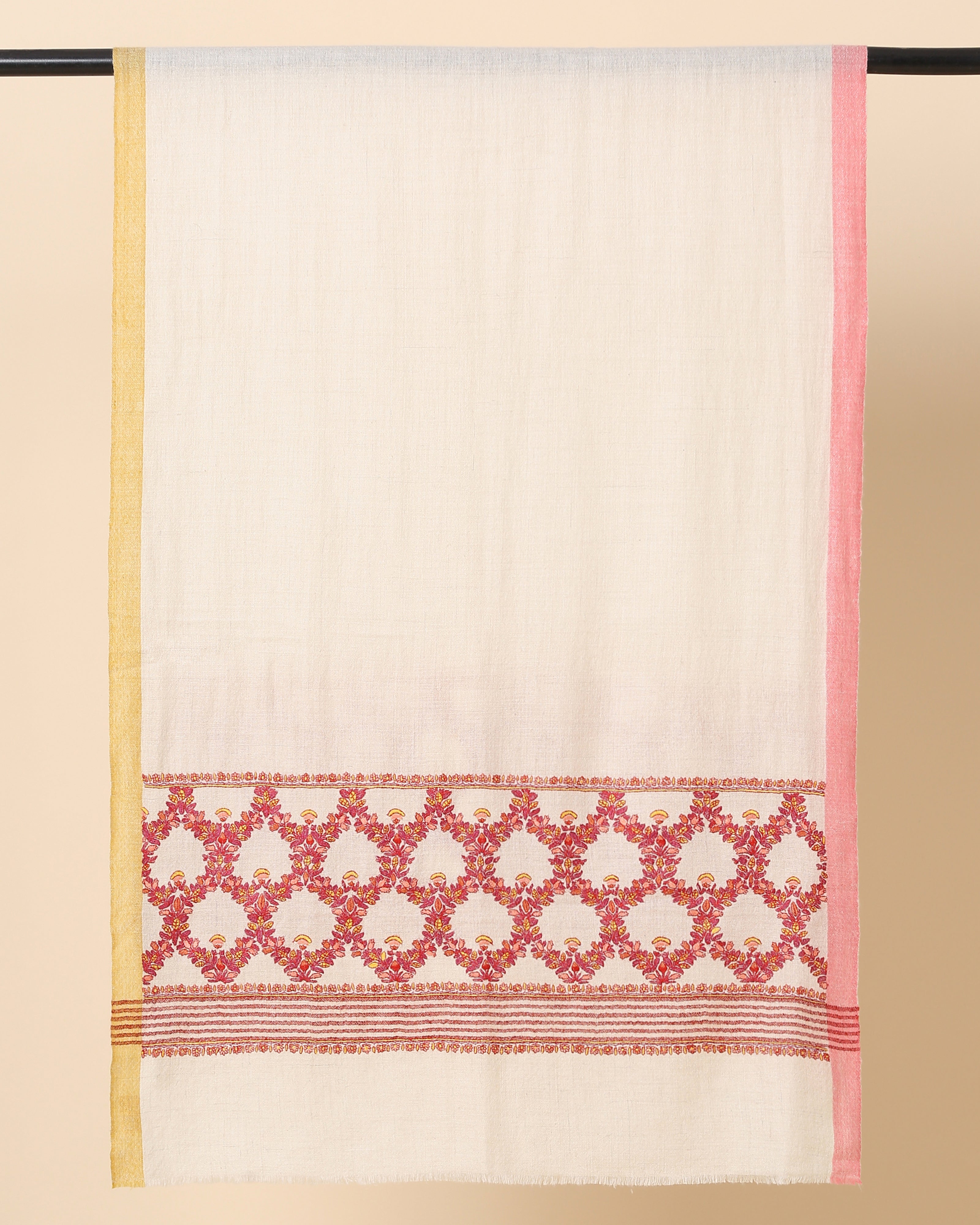 Ariella Kashmir Sozni Embroidery Pashmina Stole